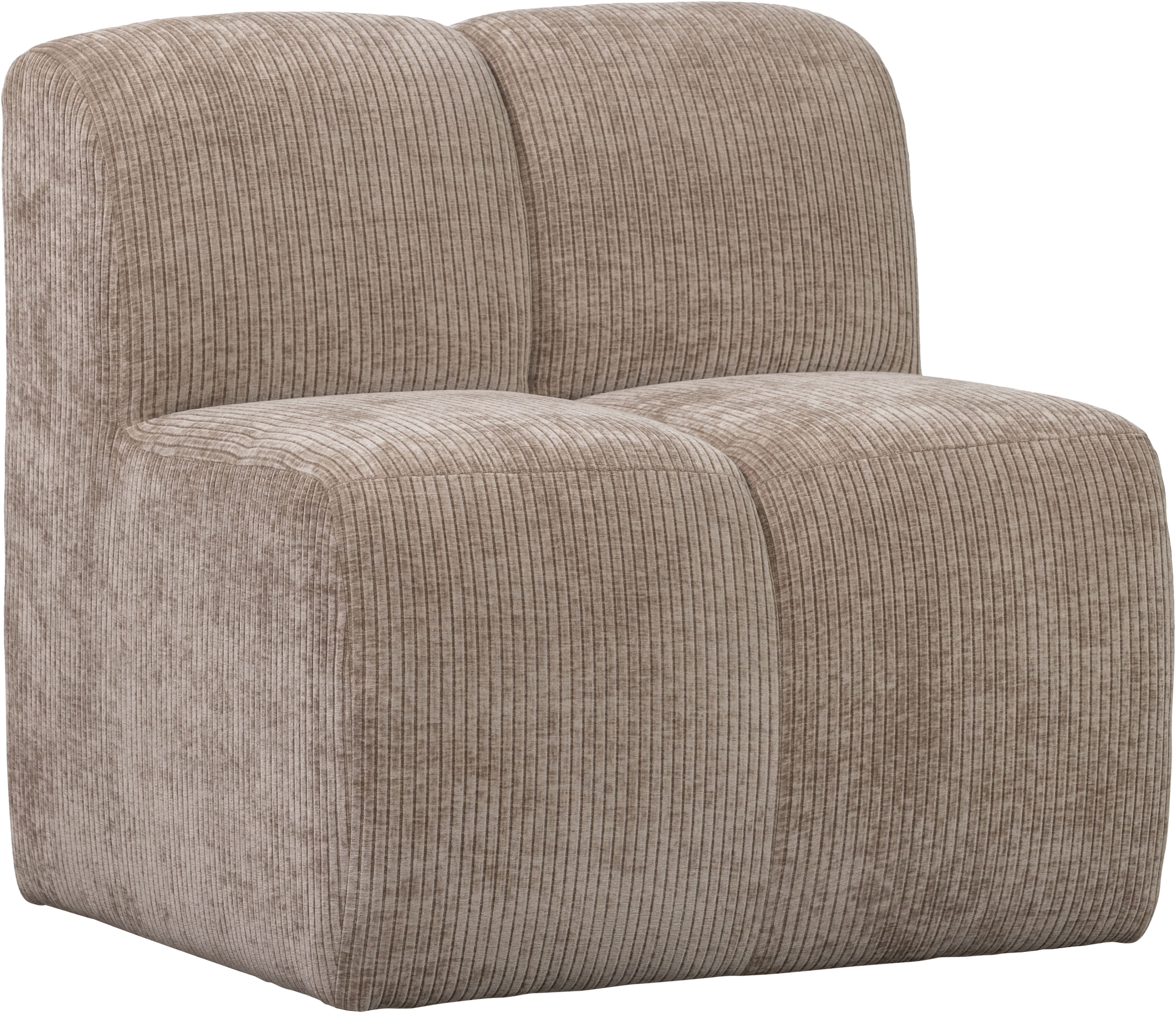 WOOOD Élément central de canapé »Mojo mit Jacquard-Rippenbezug B 84 x T 73 x H 83 cm« excellente résistance à l'usure, combinable, capacité de charge 120 kg