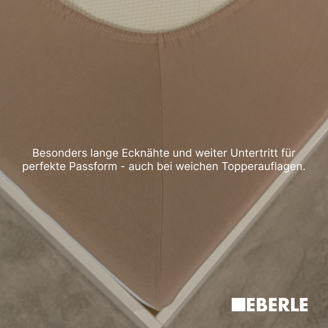 bellana Spannbettlaken »Jersey-Elasthan deluxe in Gr. 90x200, 140x200 oder 180x200, für Topper« aus Baumwolle, für Matratzen bis 10 cm Höhe, Bettlaken, Spannbetttuch