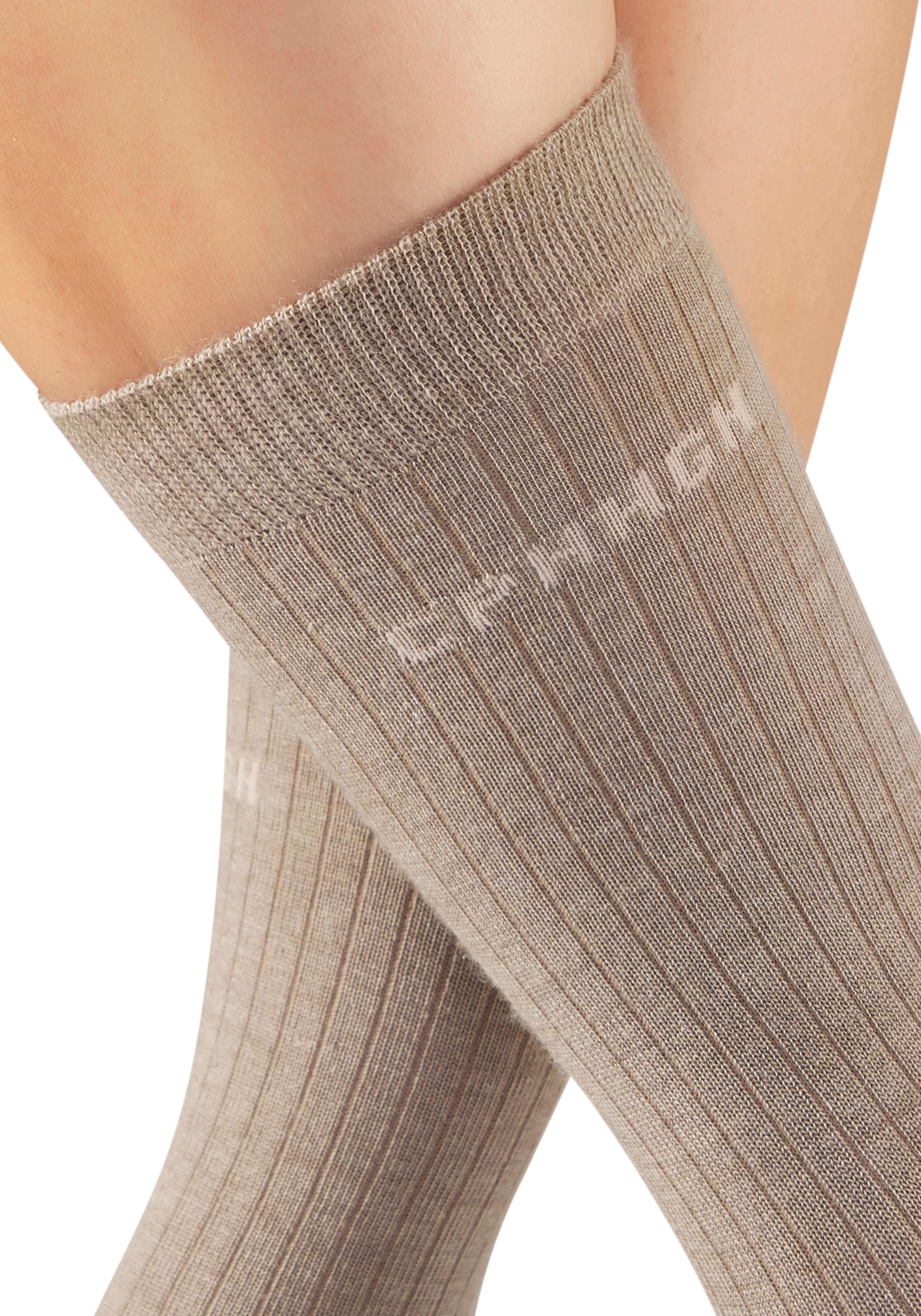 Copenhagen Studios Chaussettes basiques Packung, 2 Couple tlg. gerippt, mit wärmender Wolle