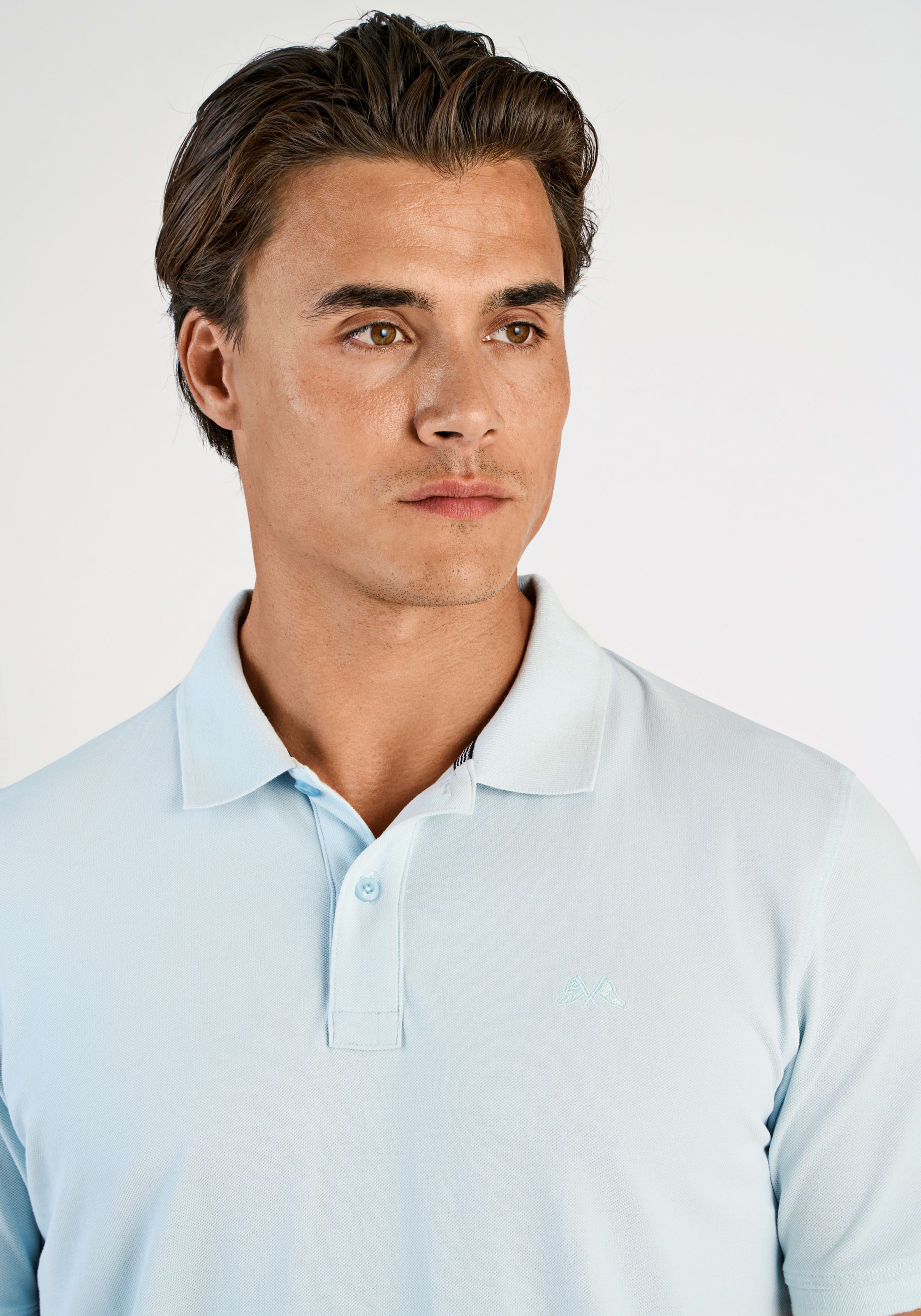 LINDBERGH Poloshirt mit Logostickerei