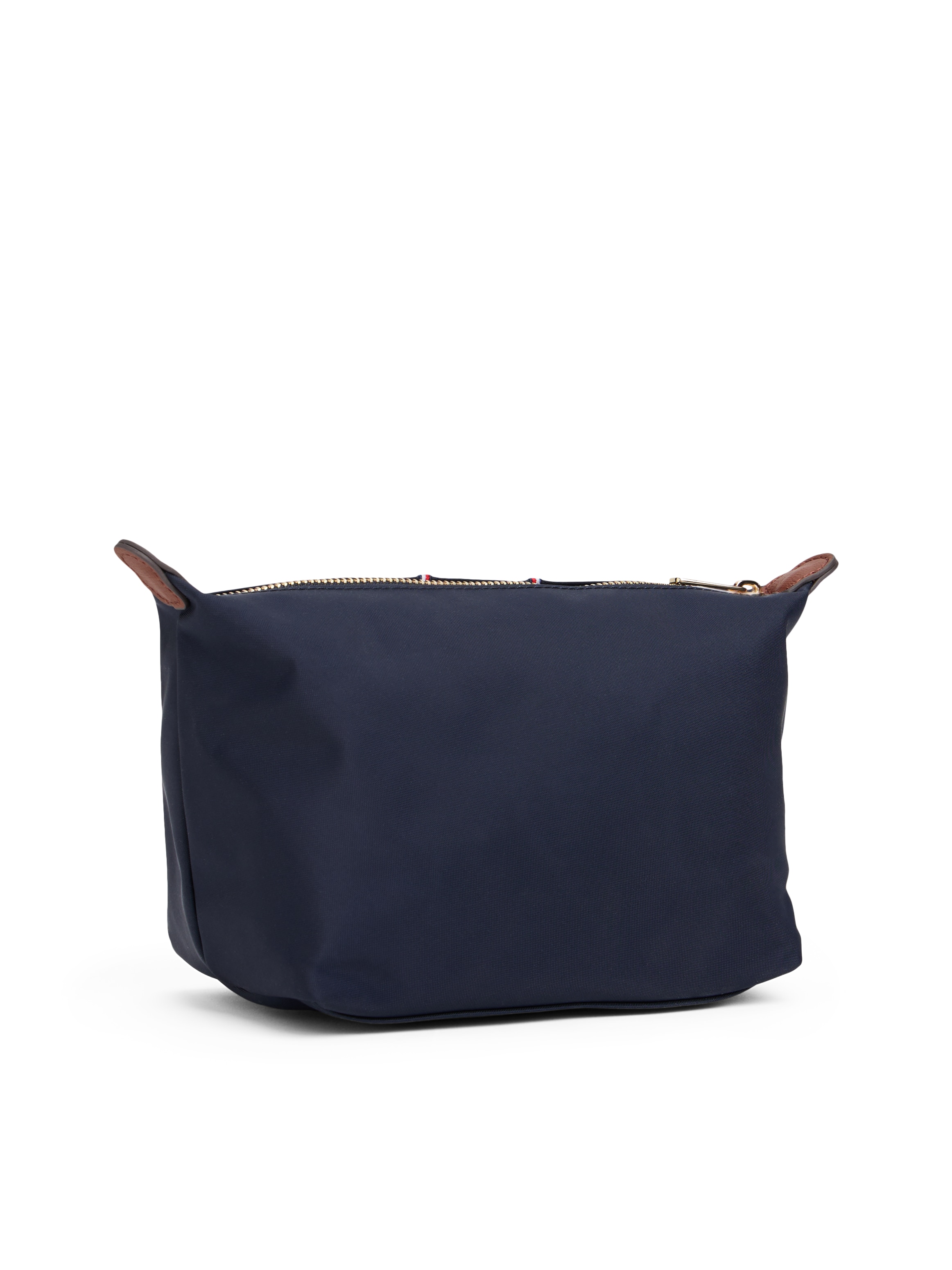 Tommy Hilfiger Kosmetiktasche »TH ICON WASHBAG NYLON CORP« , Reise, Unisex Kulturbeutel mit Kontrastbesätzen in Tommy Farben