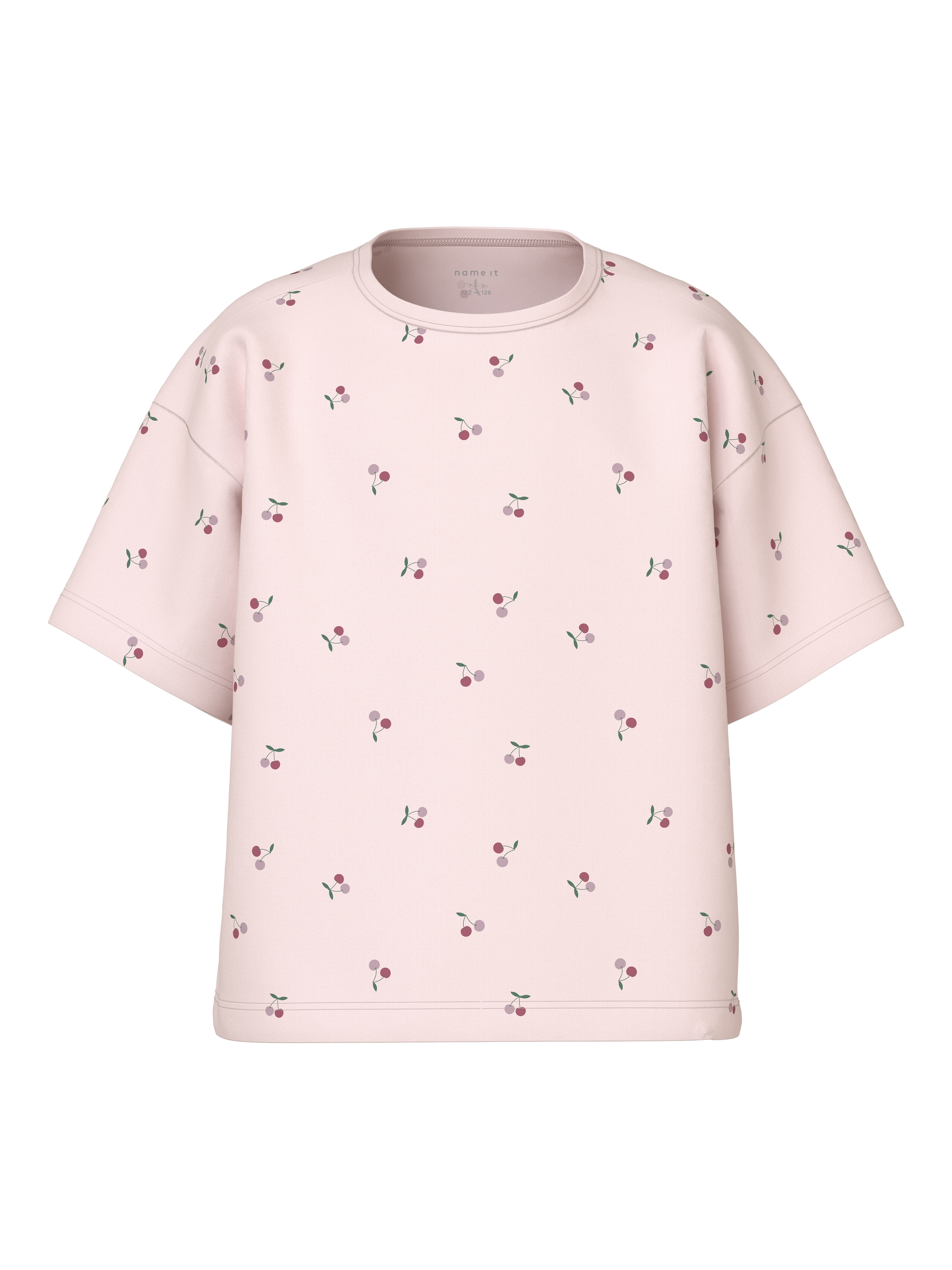 Name It Schlafanzug »NKFNIGHTSET BOXY CHERRY NOOS« Set,  Baumwollmischung, Allover Druck