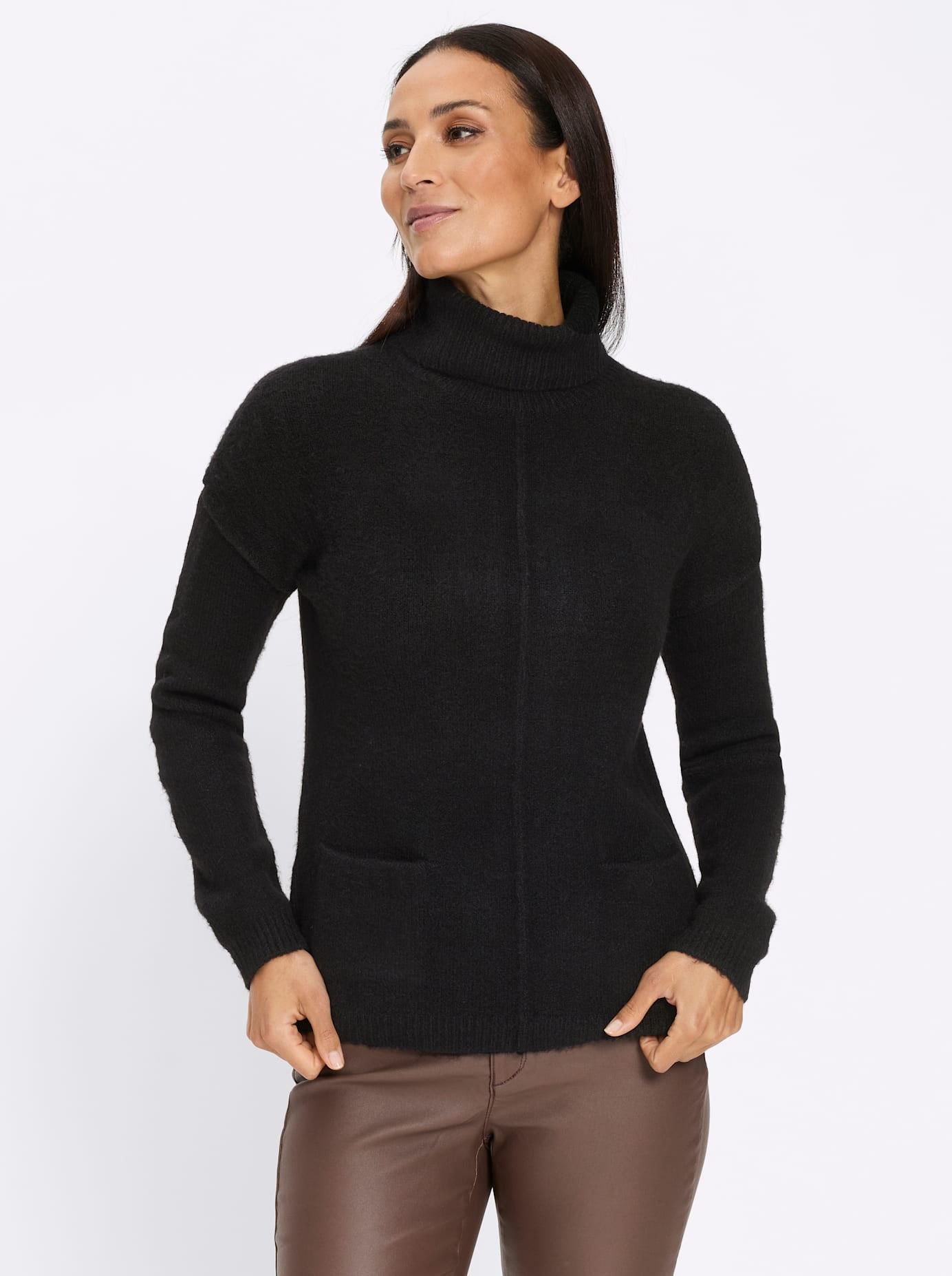 heine Pull à col roulé »Rollkragen-Pullover«