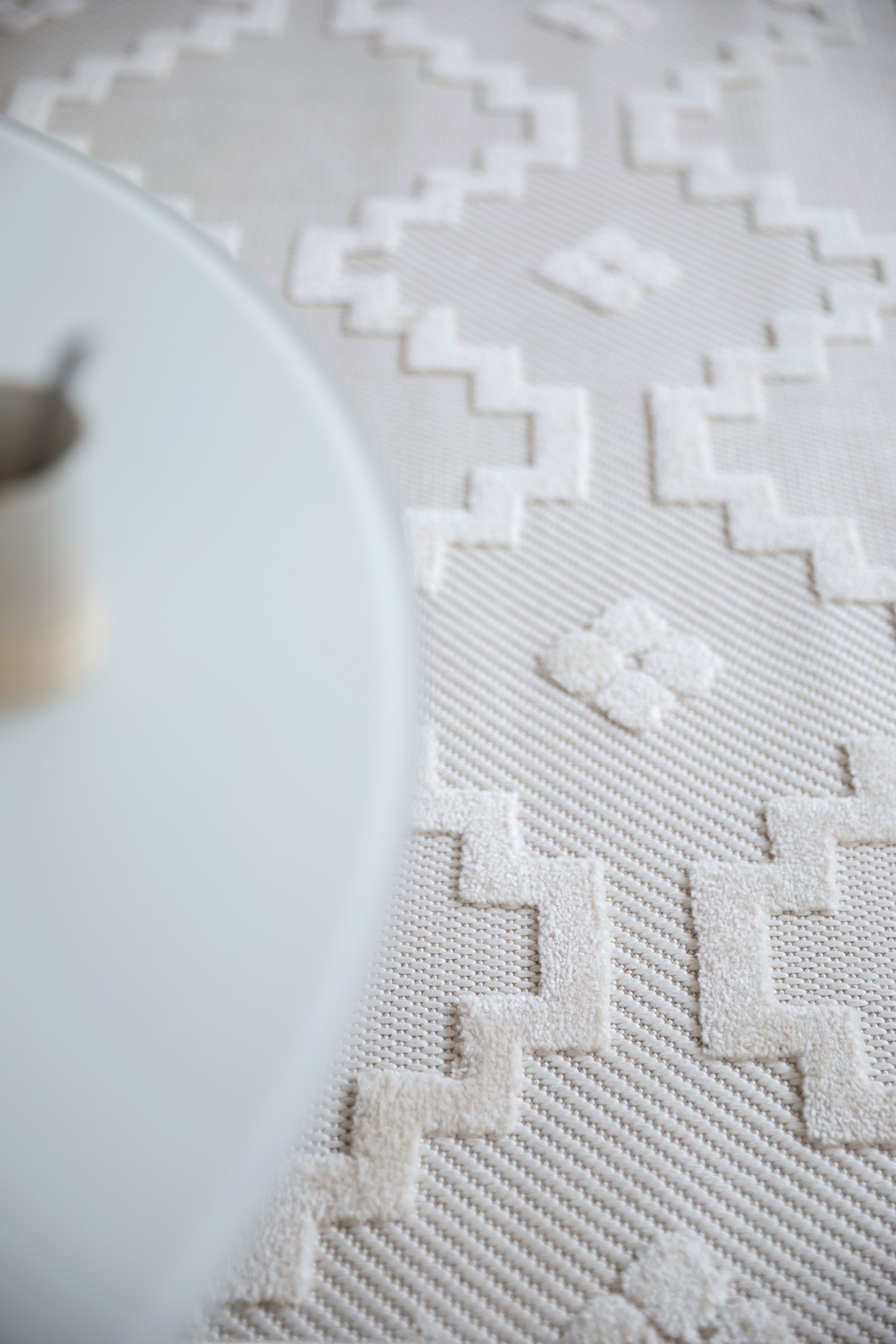 SCHÖNER WOHNEN-Kollektion Teppich »Summer 6352« rechteckig 6 mm Höhe In- und Outdoor geeignet, Hoch Tief Struktur, Robuster Teppich