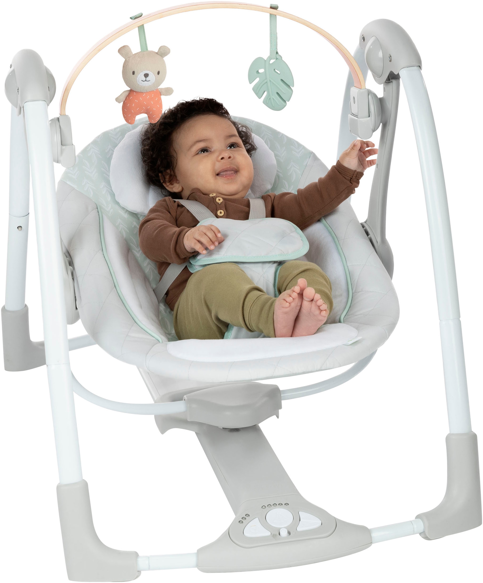 ingenuity Transat pour bébé »Cozy Spot Swing 'n Go Portable Swing« bis 9 kilos mit Sound-Effekt