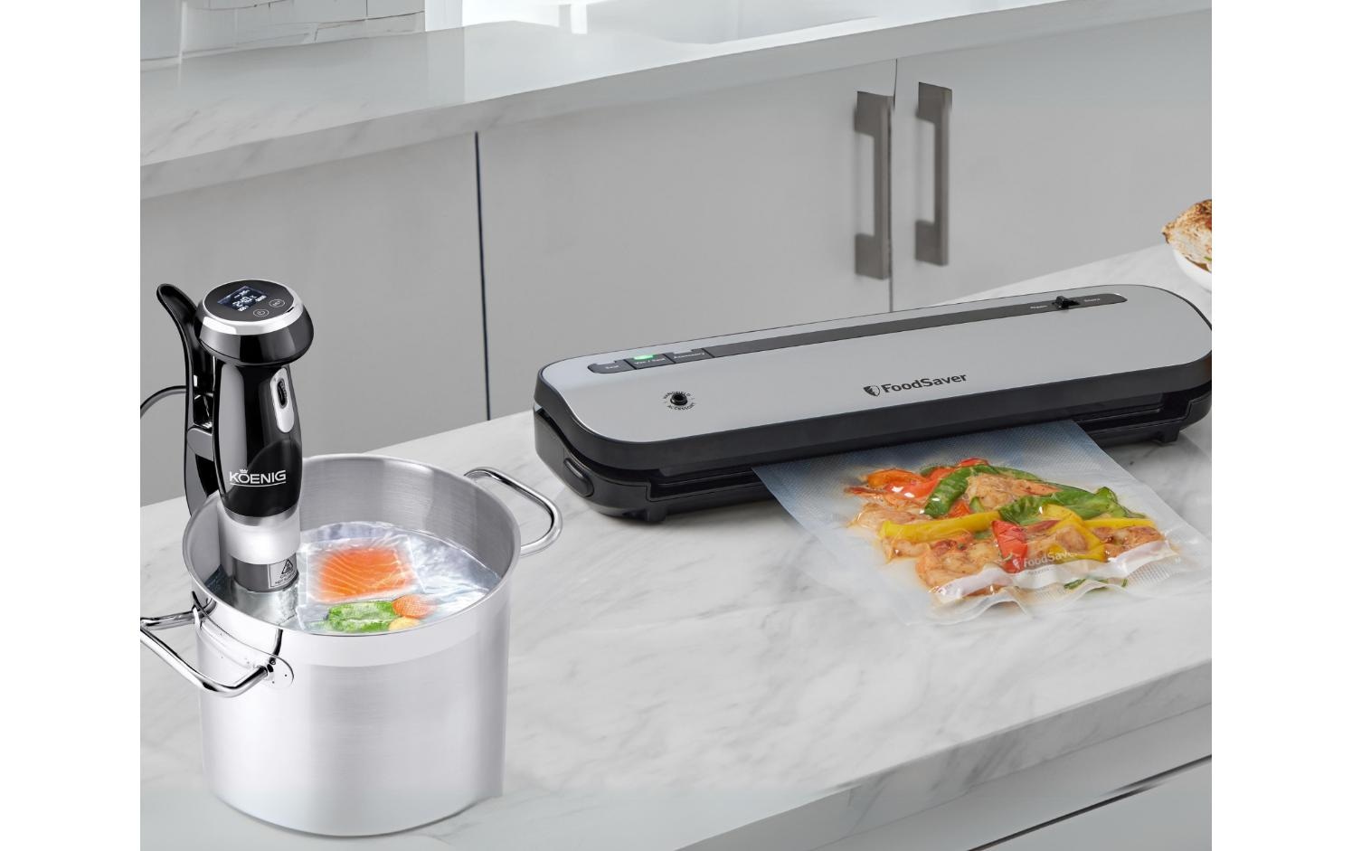 KOENIG Dampfgarer »Sous Vide Kochset« 1300 W Einstellbare Temperatur