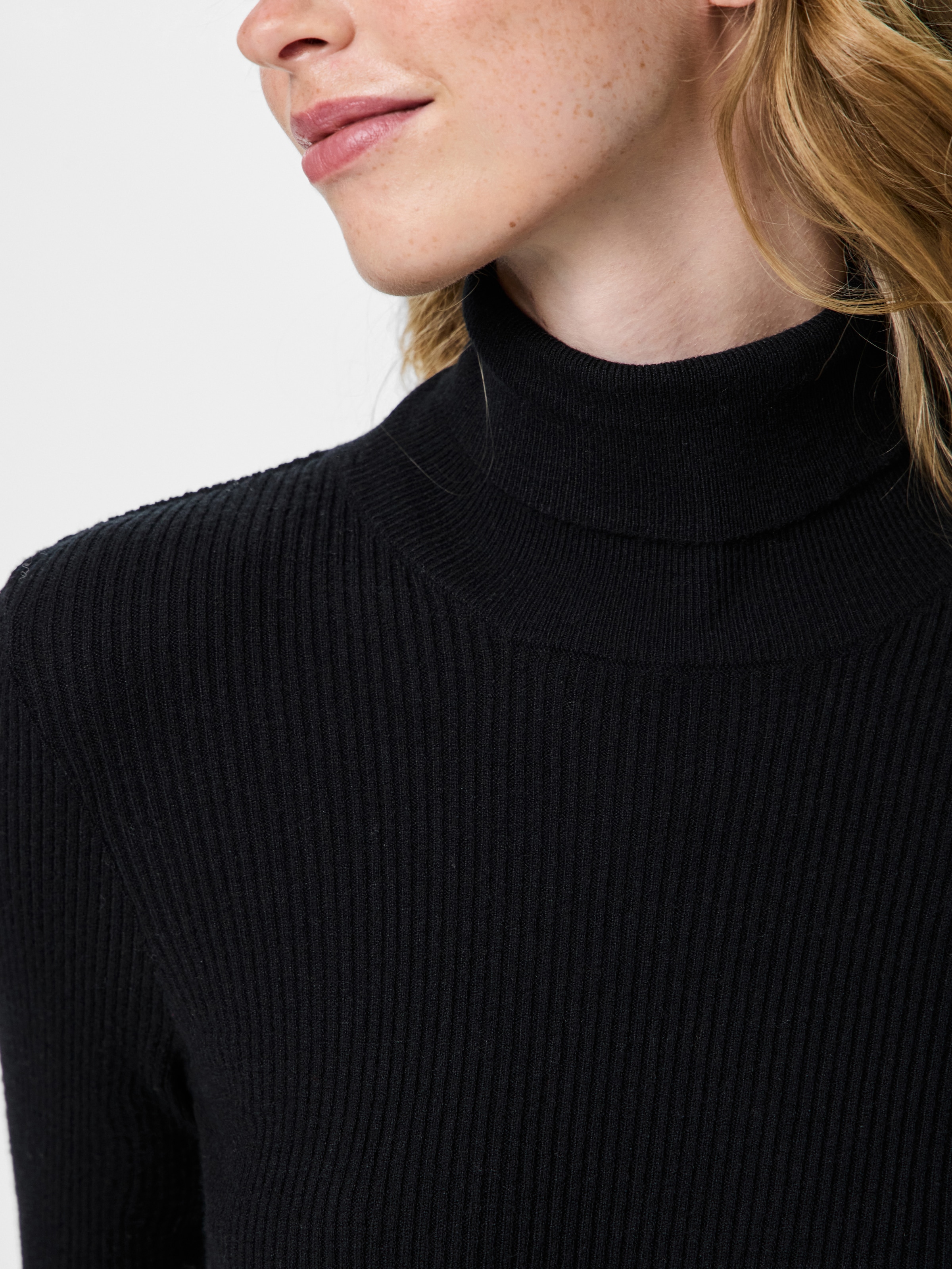 pieces Pull à col roulé »PCMIRA LS ROLLNECK KNIT NOOS BC«