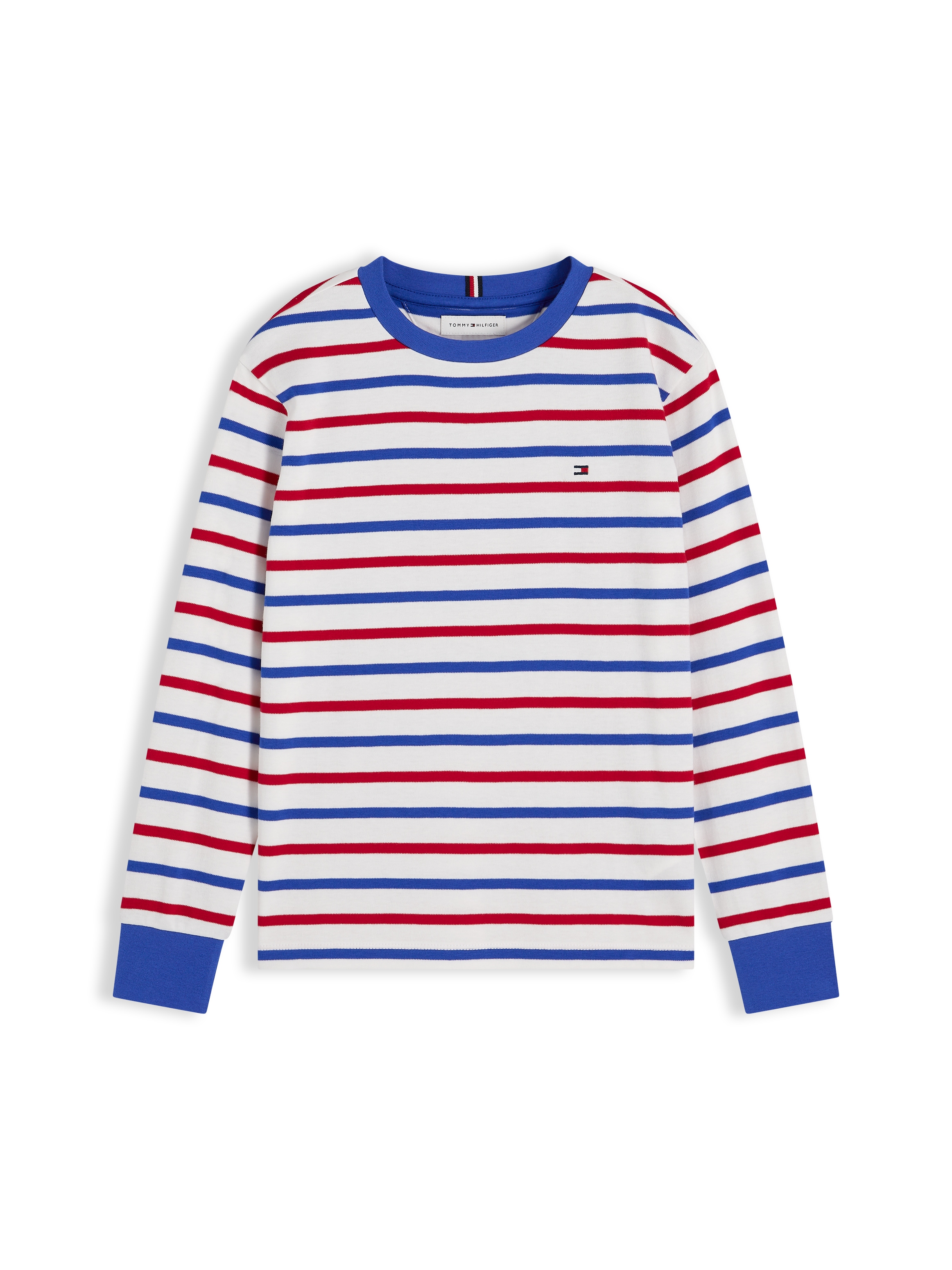 Tommy Hilfiger T-shirt à manches longues Kinder bis 16 Jahre mit Rundhalsausschnitt