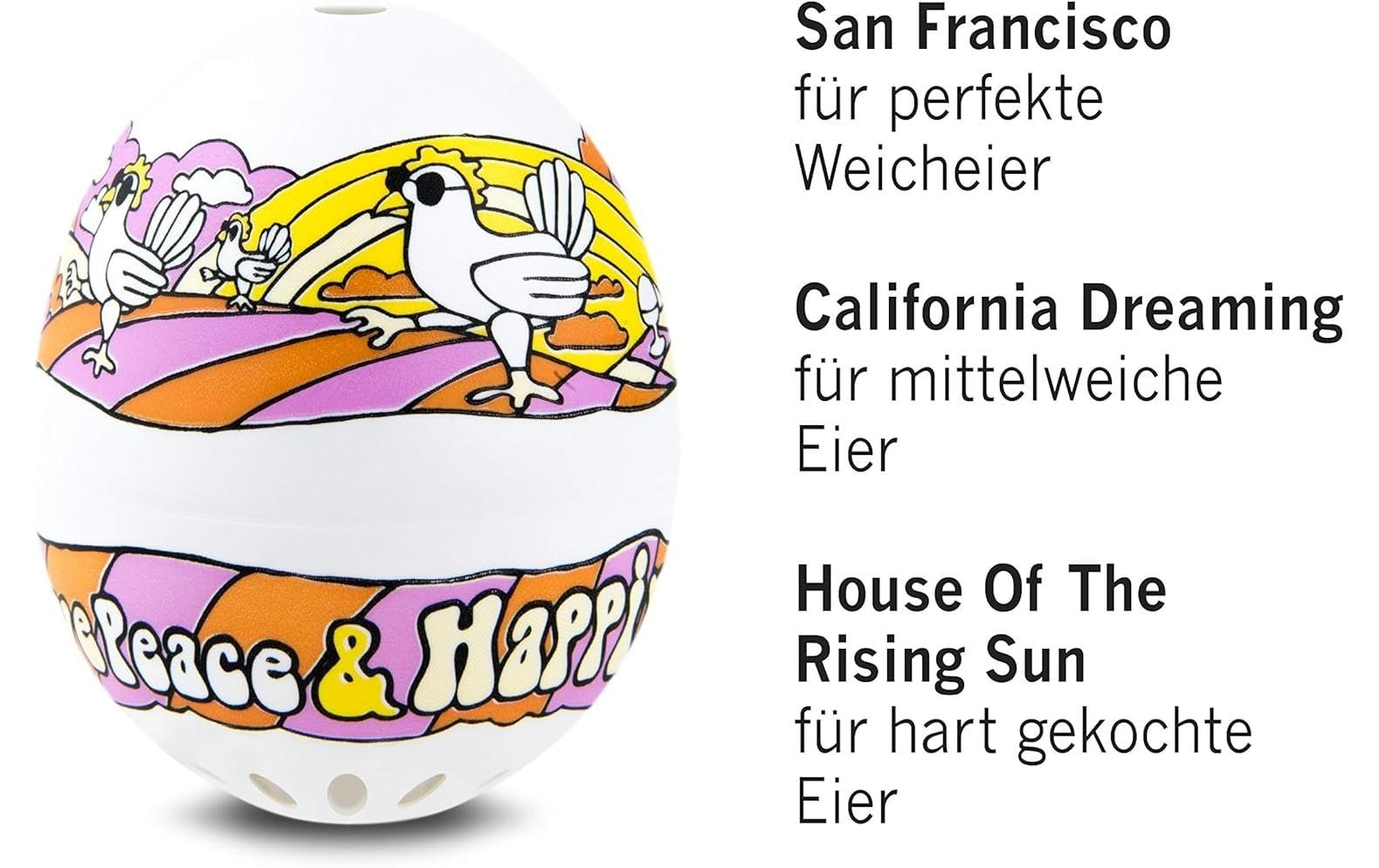   Minuteur de cuisine »PiepEi Singende Eieruhr Hippie«