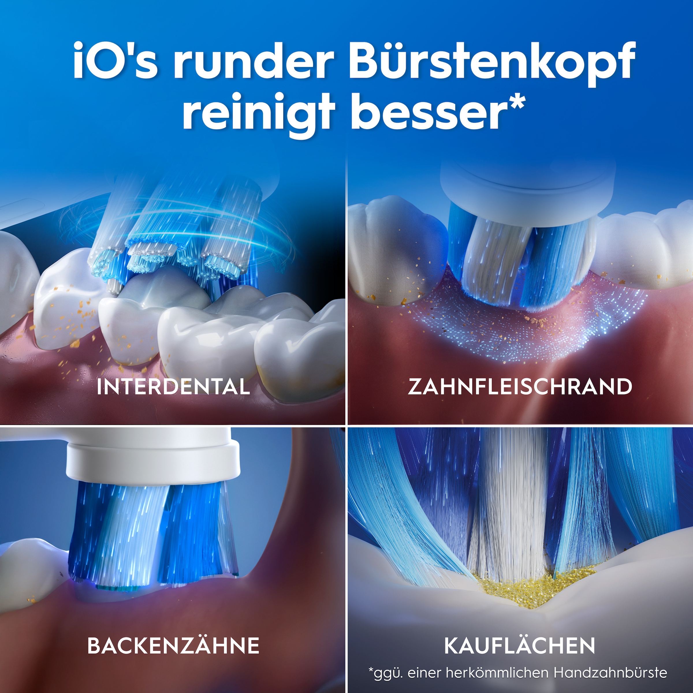 Oral-B Brosse à dents électrique »iO Series 2« 1 cuis Aufsteckbürsten pour un nettoyage ultime