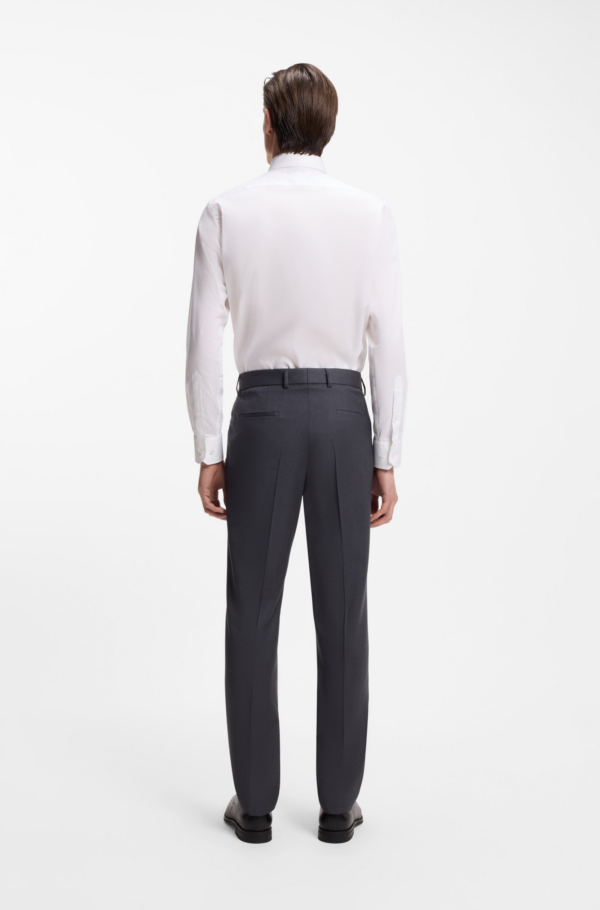 BOSS Chemise d'affaires Kent-Kragen, Regular Fit, bügelleichte Baumwollqualität