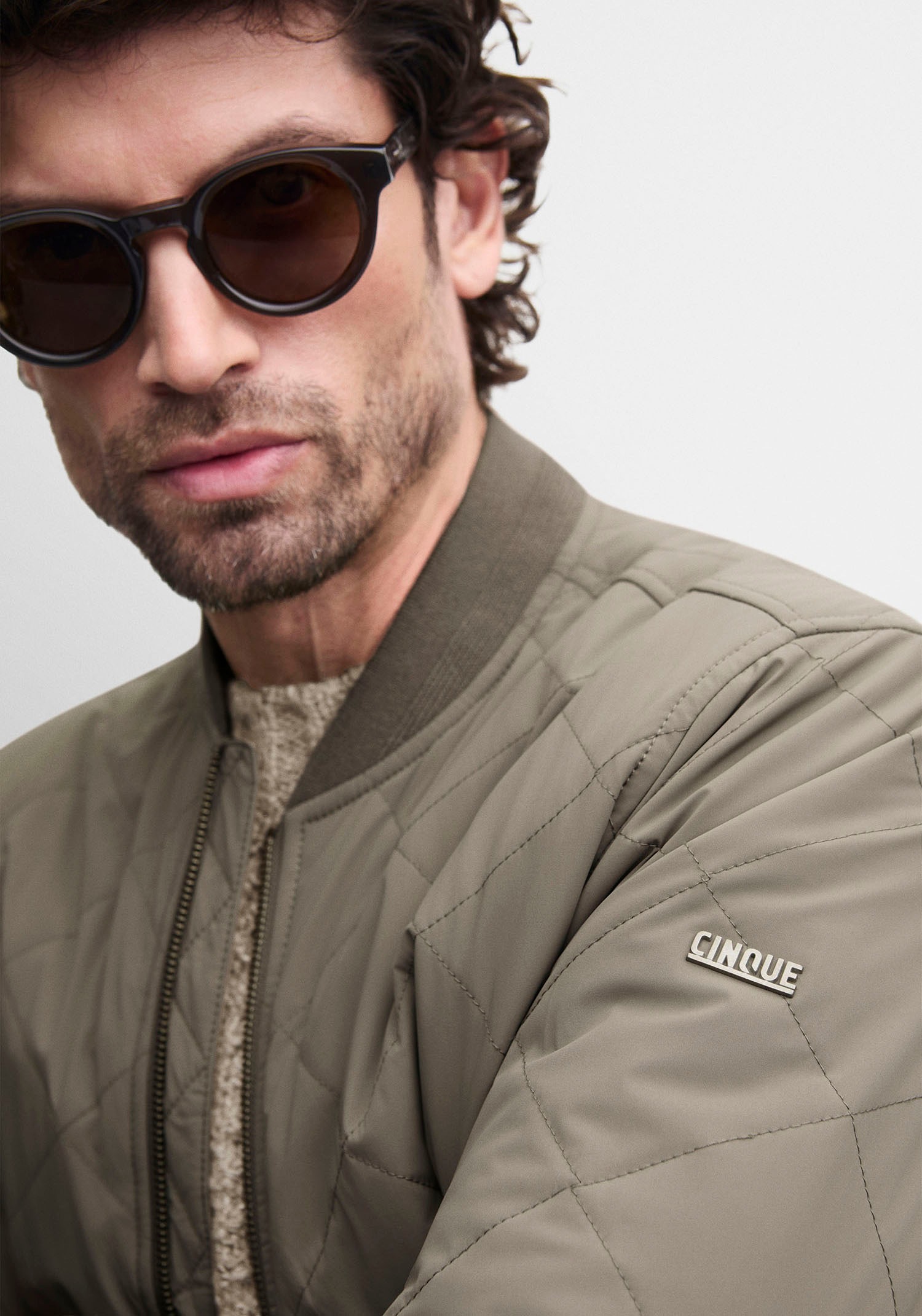 Cinque Blouson »CIRAPID_S« Regular Fit, 2-Wege-Zipper, Rippstrickkrage und Bündchen