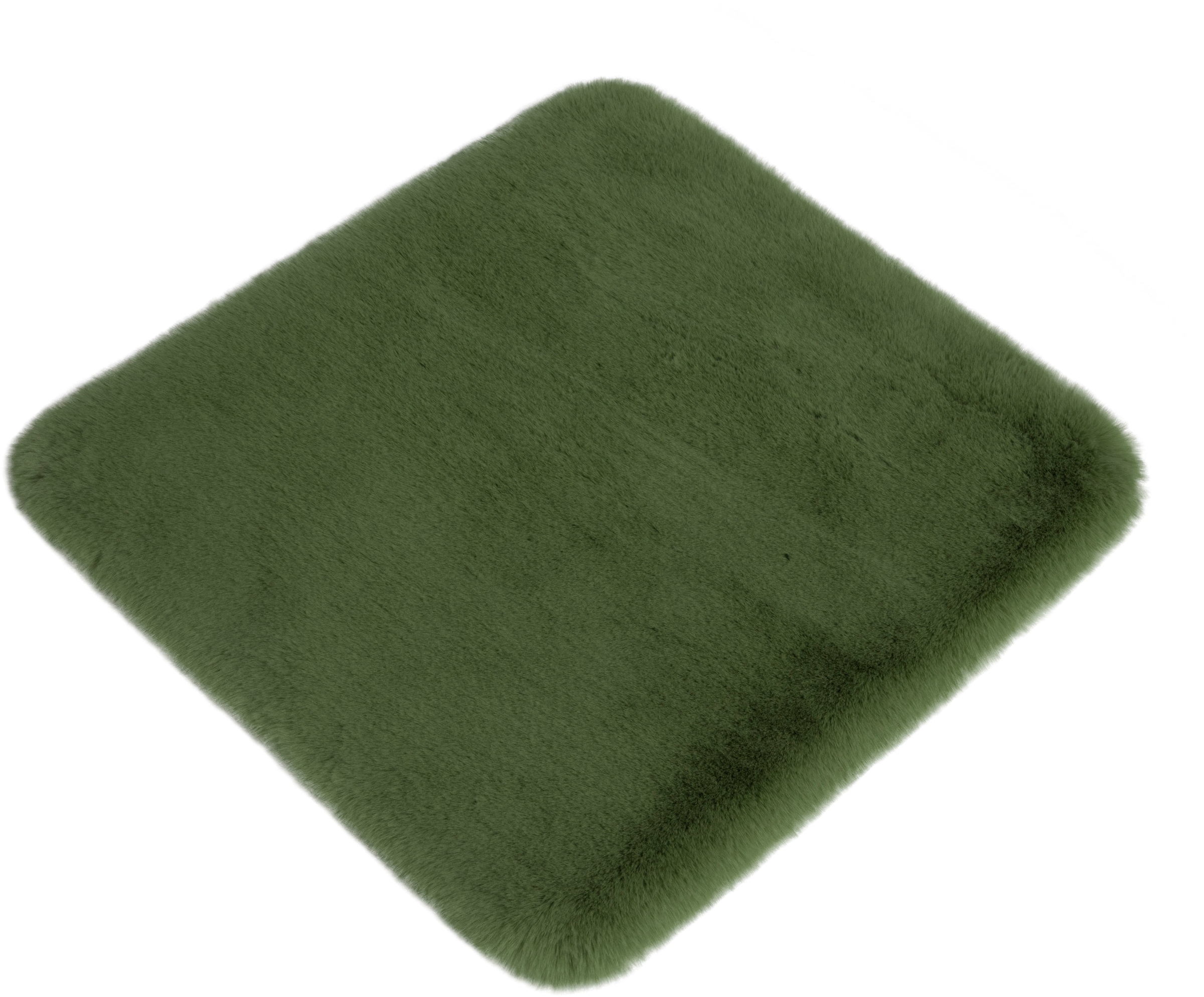 my home Badematte »Rabbit Badematten, Badvorleger, Badezimmer Teppich« Höhe 30 mm rutschhemmend beschichtet fussbodenheizungsgeeignet | schnell trocknend | strapazierfähig Kaninchenfell-Haptik, Badteppich, rechteckig, rund & als 3-tlg. Set