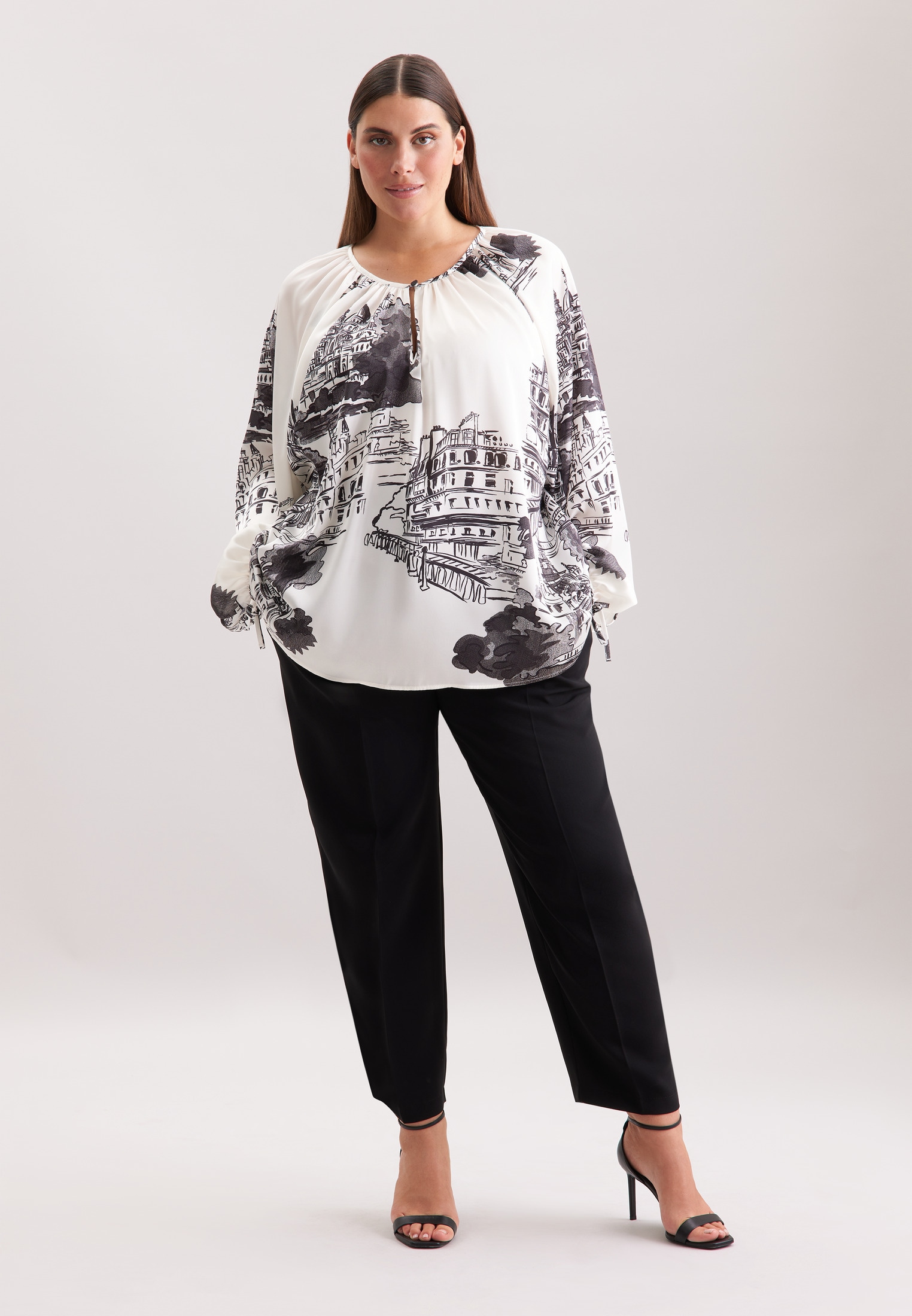 seidensticker Blouse à enfiler »Schwarze Rose« 1/1 Druck