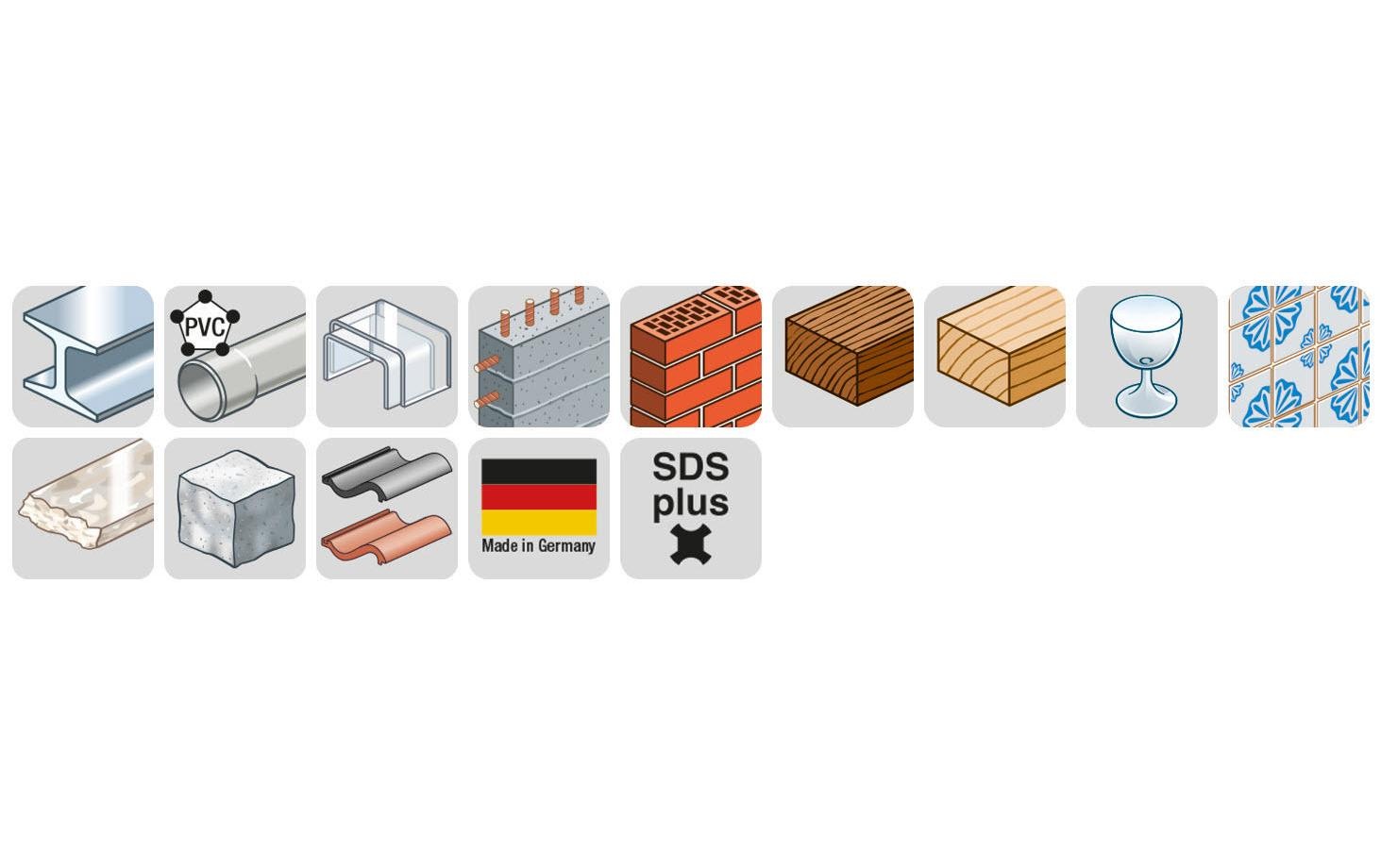 kwb Mehrzweckbohrer »SDS Plus 10x160 mm«