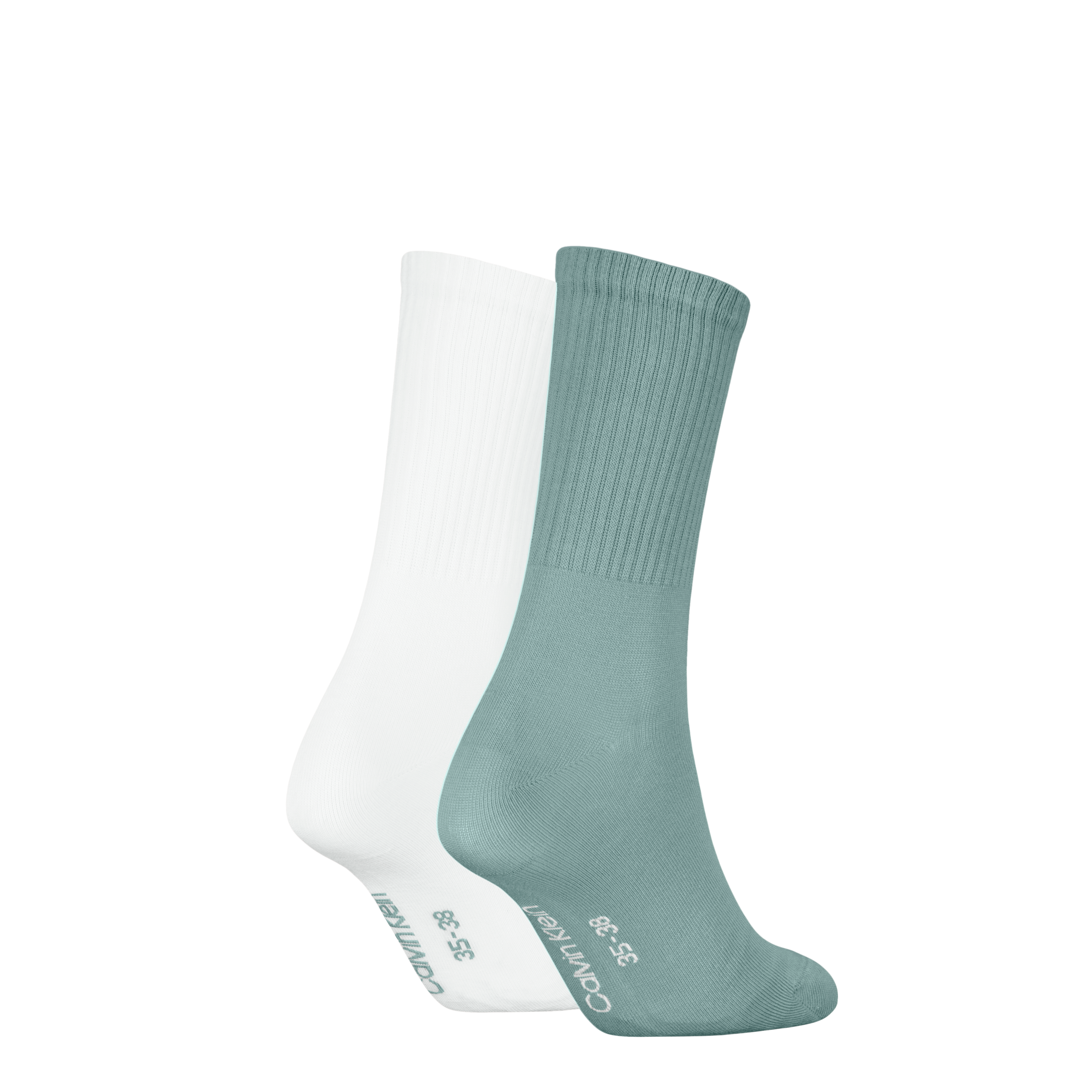 Calvin Klein Jeans Socken »CKJ WOMEN SOCK MONOGRAM« 2 Paar, 2 Paar tlg. mit Logostickerei