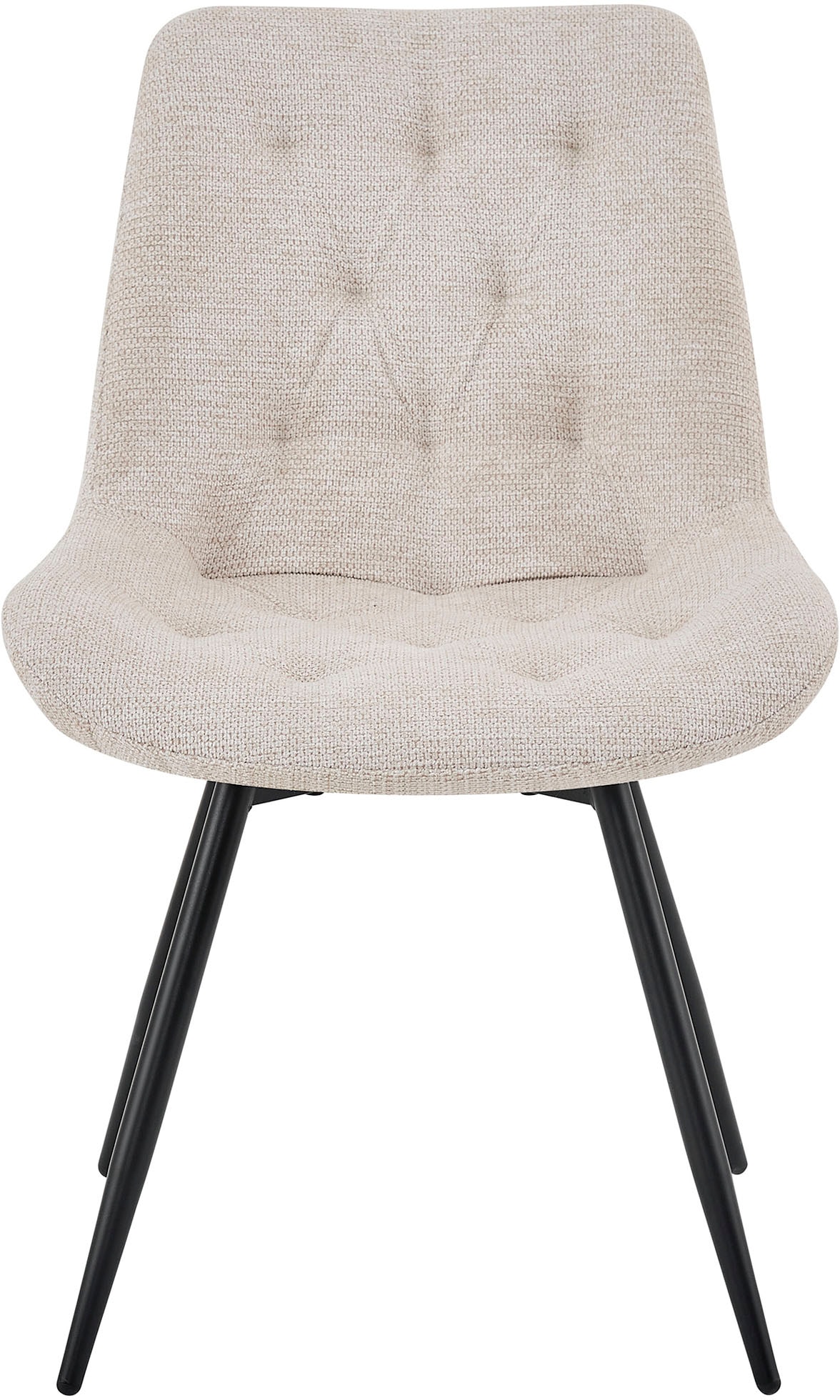 byLIVING Chaise de salle à manger »Aragon« (Ensemble) 2 cuischaise pivotante à 360 degrés, revêtement en tissu tissé de qualité avec matelassage