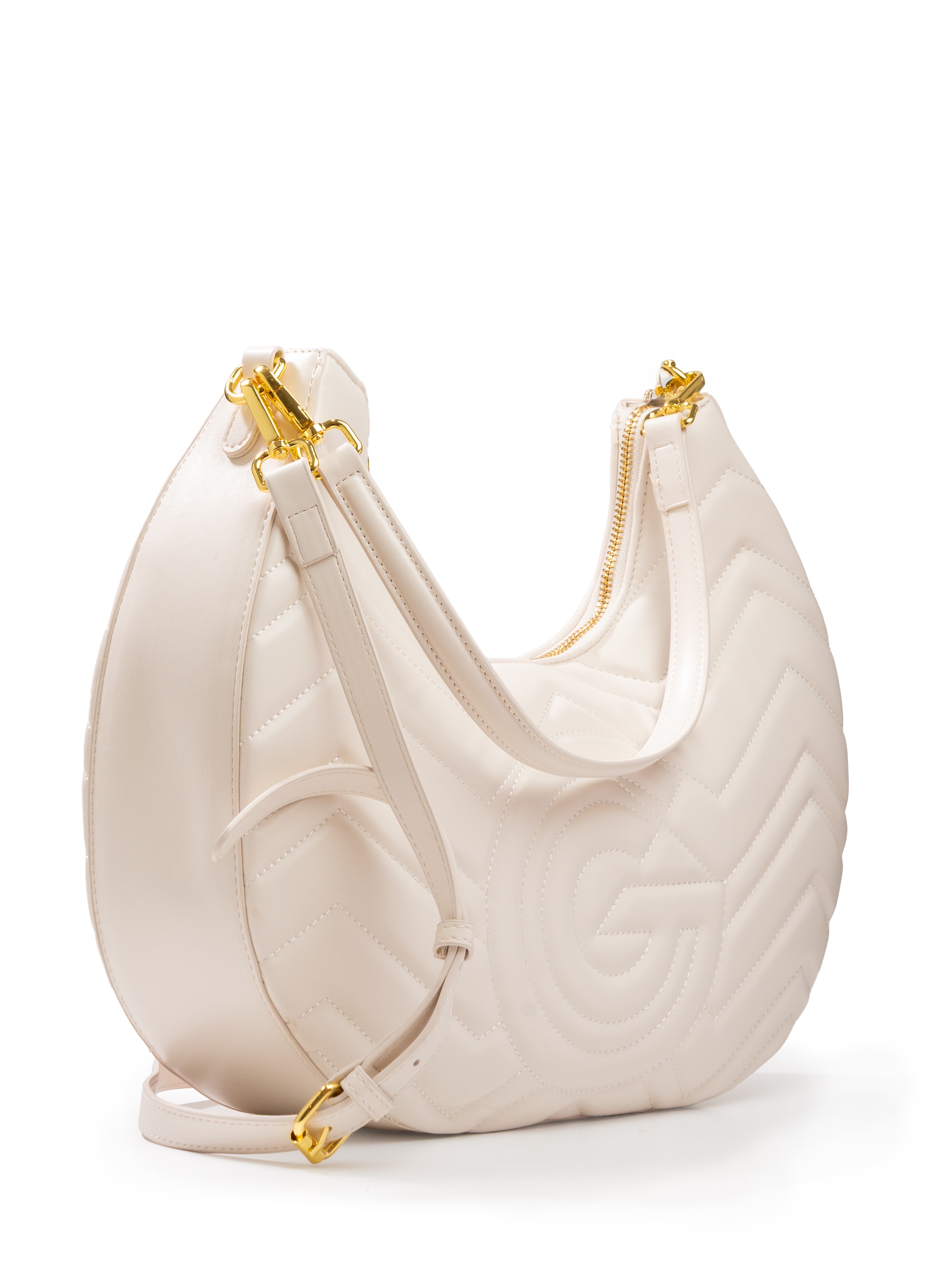 Gabriella GUCCI Hobo »JENNIFER« sac à main femme, sac à épaule, sac bandoulière avec de nombreux détails