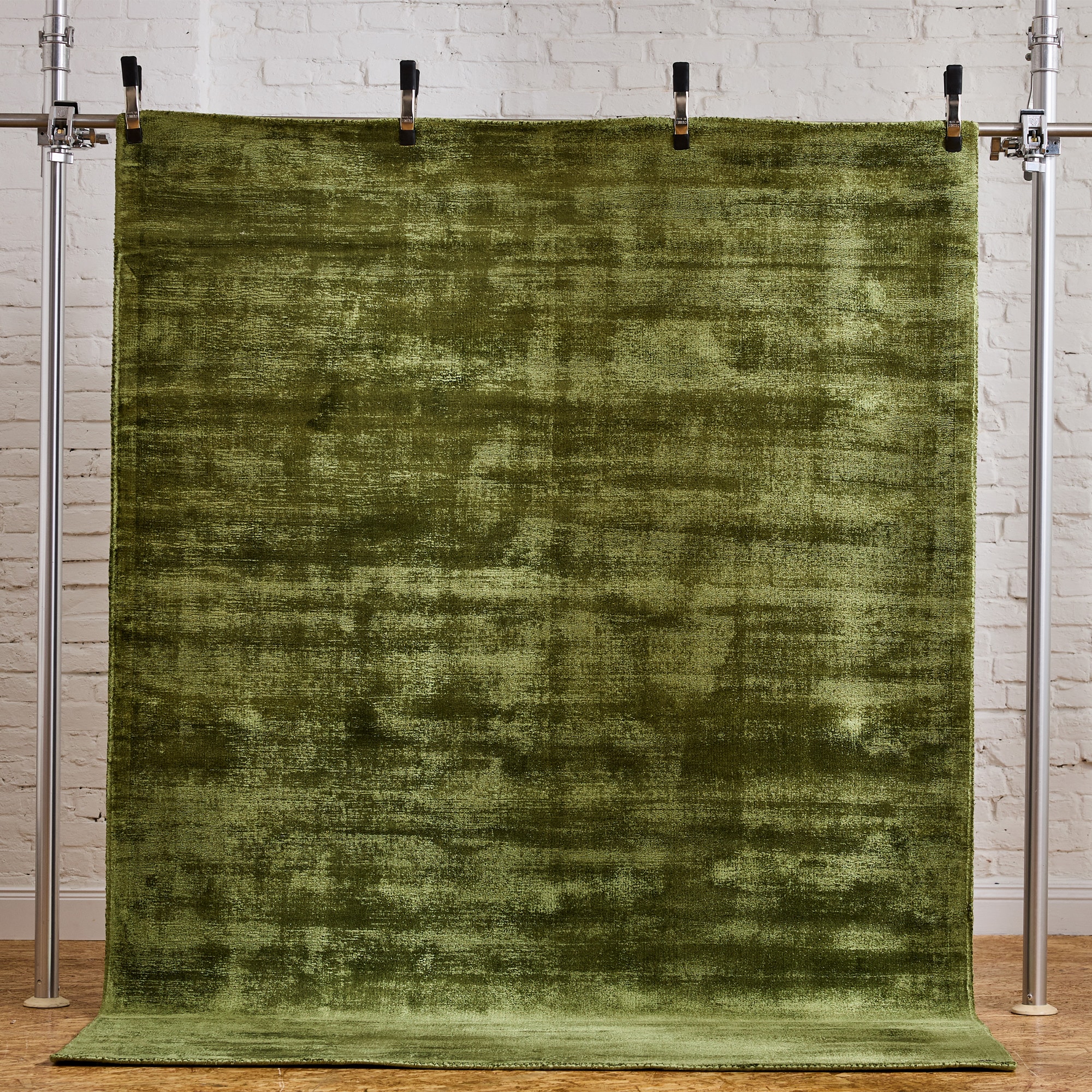 TOM TAILOR HOME Tapis »Shine uni« Rectangulaire 8 mm Höhe Tapis tissé à la main, 100 % viscose, tissé à la main, avec un éclat élégant