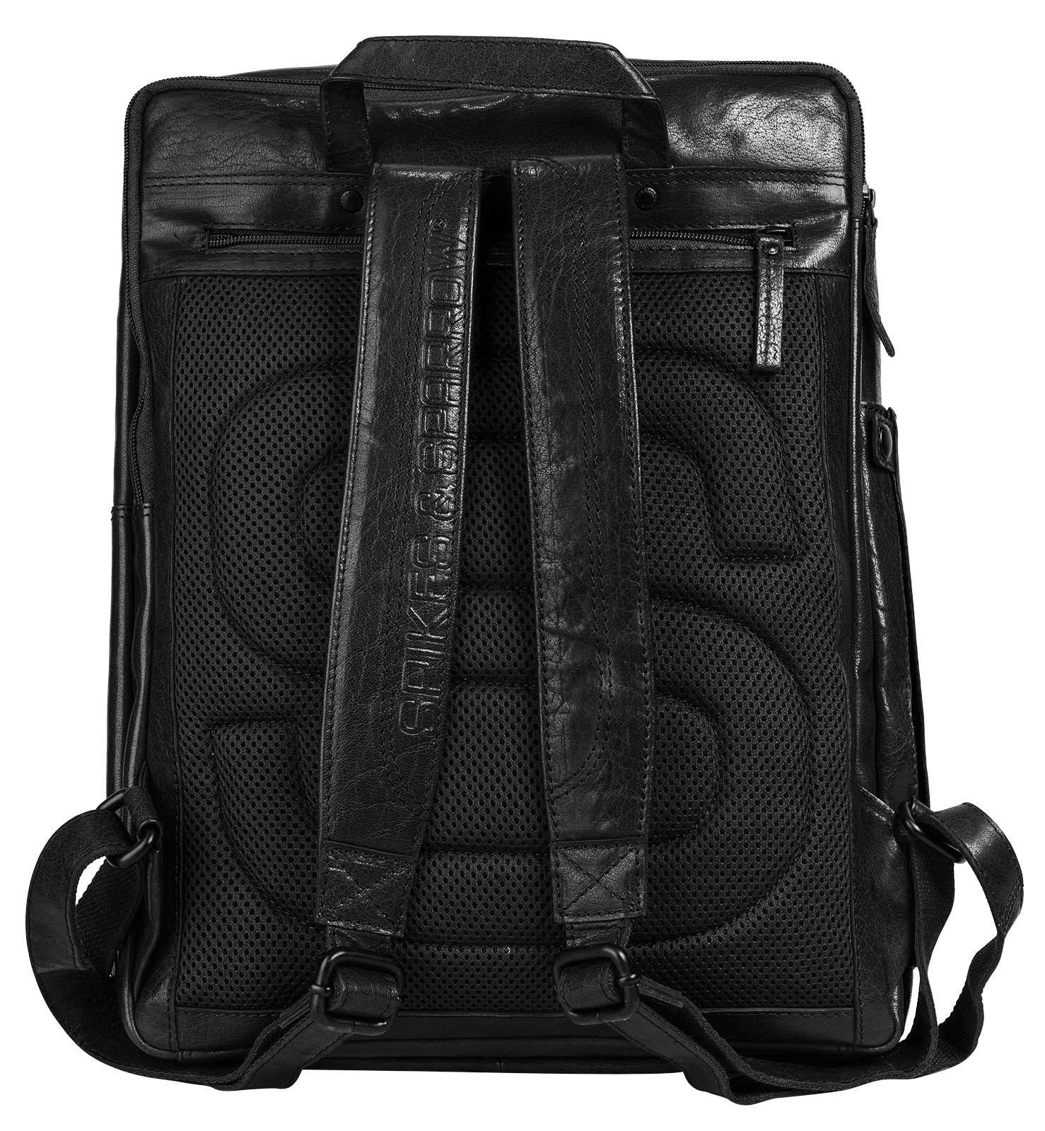 Spikes & Sparrow Laptoprucksack »SPIKES & SPARROW Herren, Damen echt Leder« echt Leder