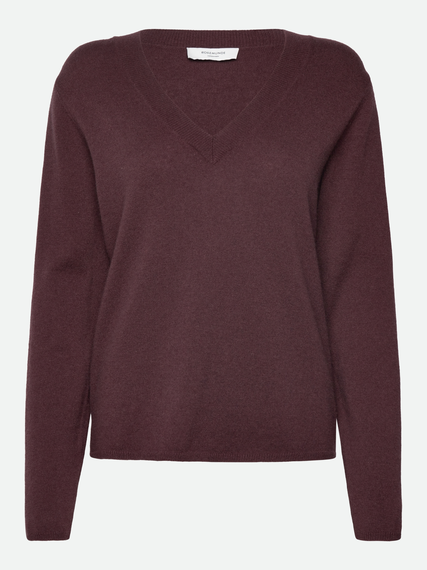 rosemunde V-Ausschnitt-Pullover »Laica v-neck« V-Ausschnitt, Langarm, wärmend, schlicht, bequem, Baumwollmix