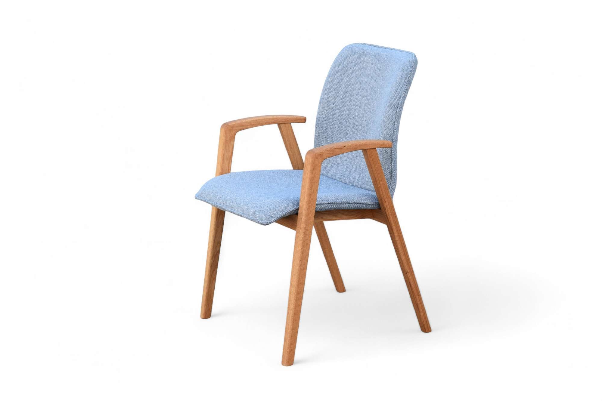 Home affaire Armlehnstuhl »Loreen Esszimmerstuhl, Polsterstuhl, Designstuhl« (Set) 2 Stk.mit Massivgestell, hochwertig gearbeitet, Armlehnen, stilvoll, bequem