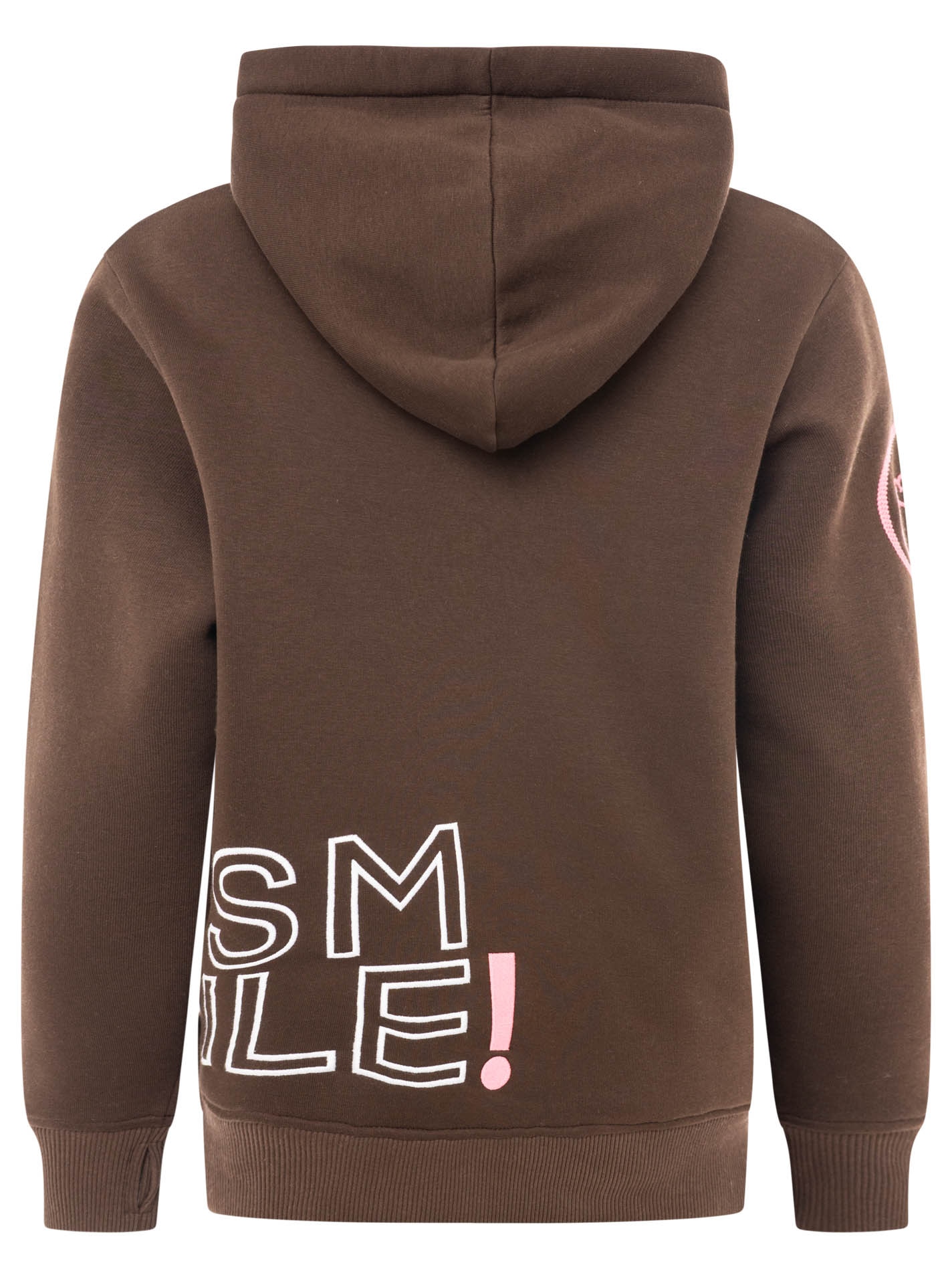 Zwillingsherz Hoodie »"Alissa 2.0"«, avec broderie SMILE devant et derrière
