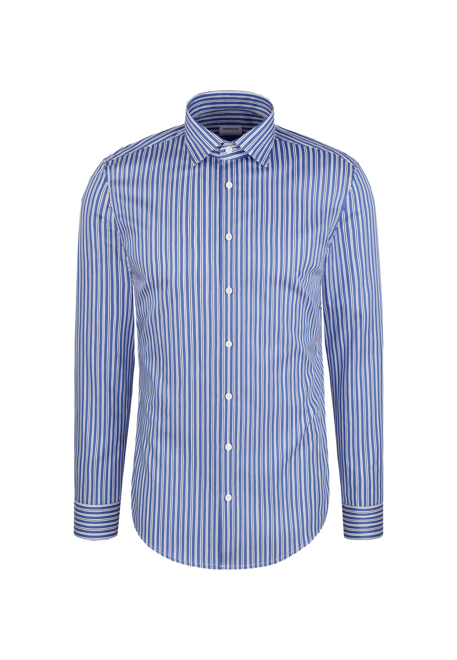 seidensticker Chemise d'affaires »Schwarze Rose« Regular 1/1 Kentkragen Gestreift