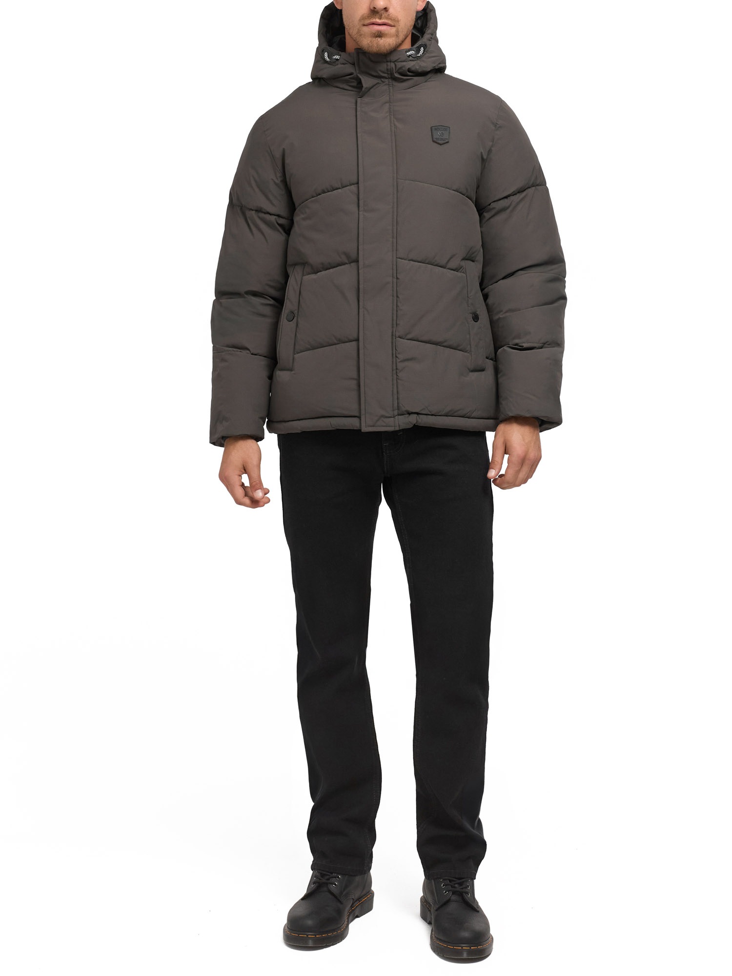 Indicode Steppjacke »INLaurill« mit Kapuze Kunstfaser, regular fit