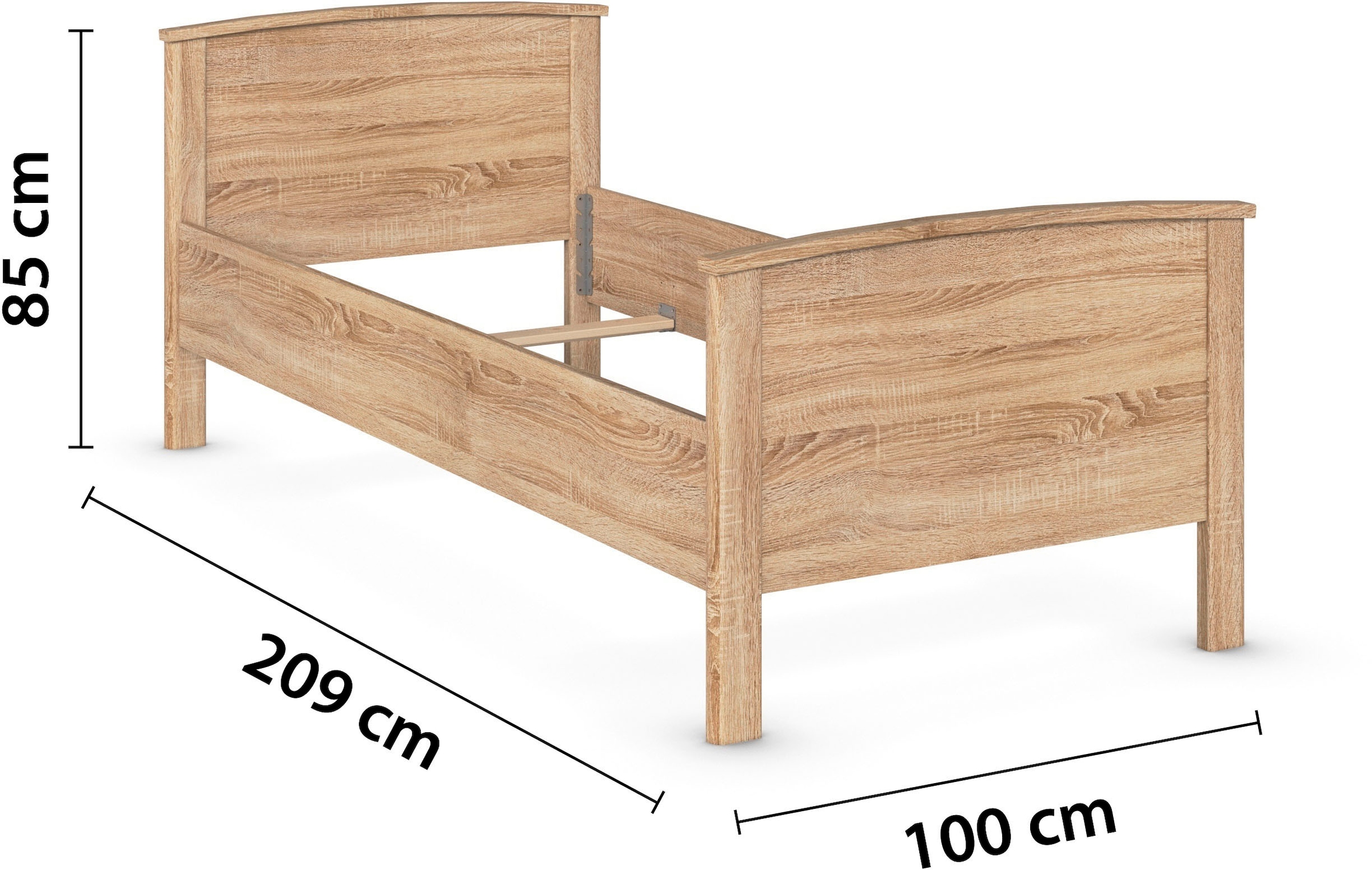 rauch Funktionsbett »Torrent« mit Komforthöhe