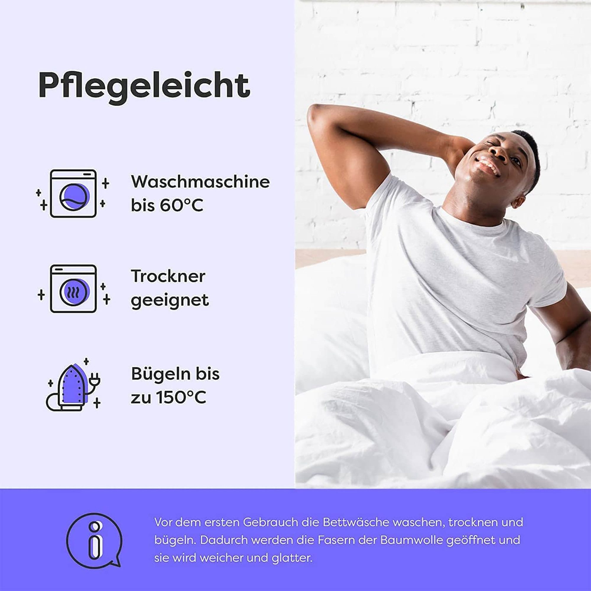 Wolkenfeld Draps de lit »Boxspringbett Bettlaken - Spannbetttuch für Matratzen bis 40cm« Elastisch & Rutschfest: 90x200, 140x200, 160x200, 180x200 & Übergrössen