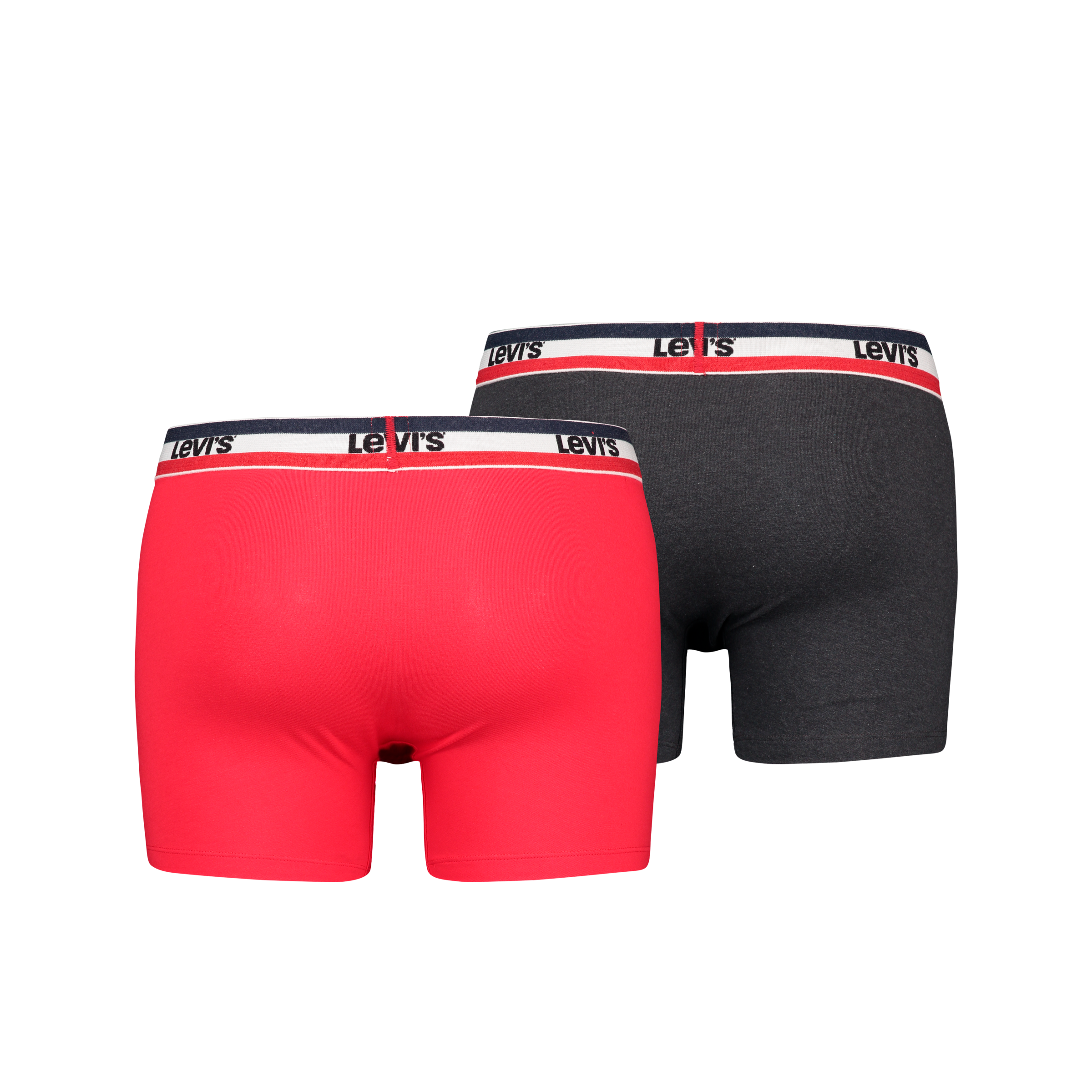 Levi's® Boxershorts »LEVIS MEN SPW LOGO BOXER BRIEF ORG  2P« Packung, 2er Pack,  mit breitem Logobund