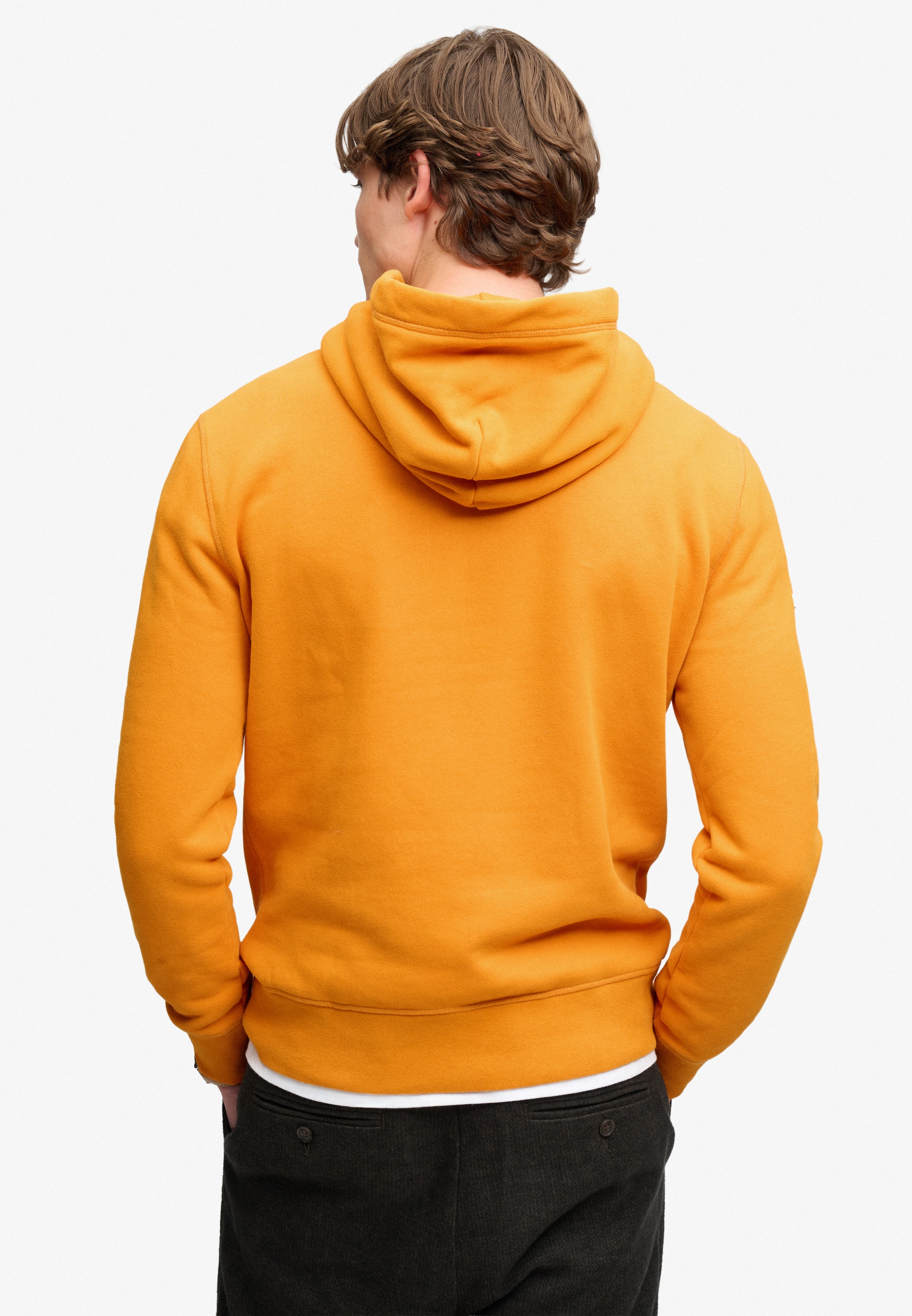 Superdry Sweat à capuche »VINTAGE SCRIPT HOOD«, mélange coton, coupe décontractée
