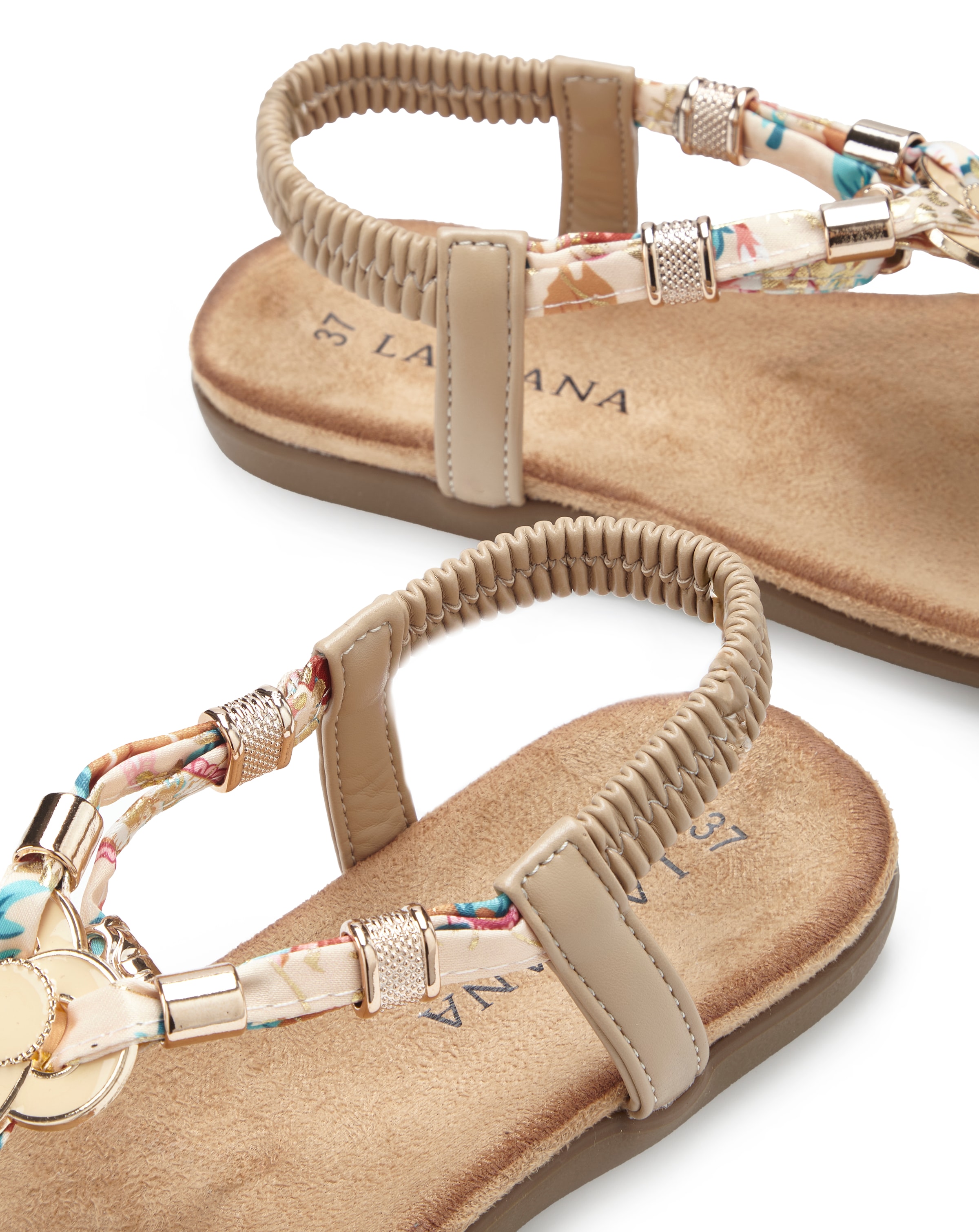 LASCANA Zehentrenner »Sommerschuh, offener Schuh, Sandalette,«  Sandale, Pantolette mit Stretcheinsatz