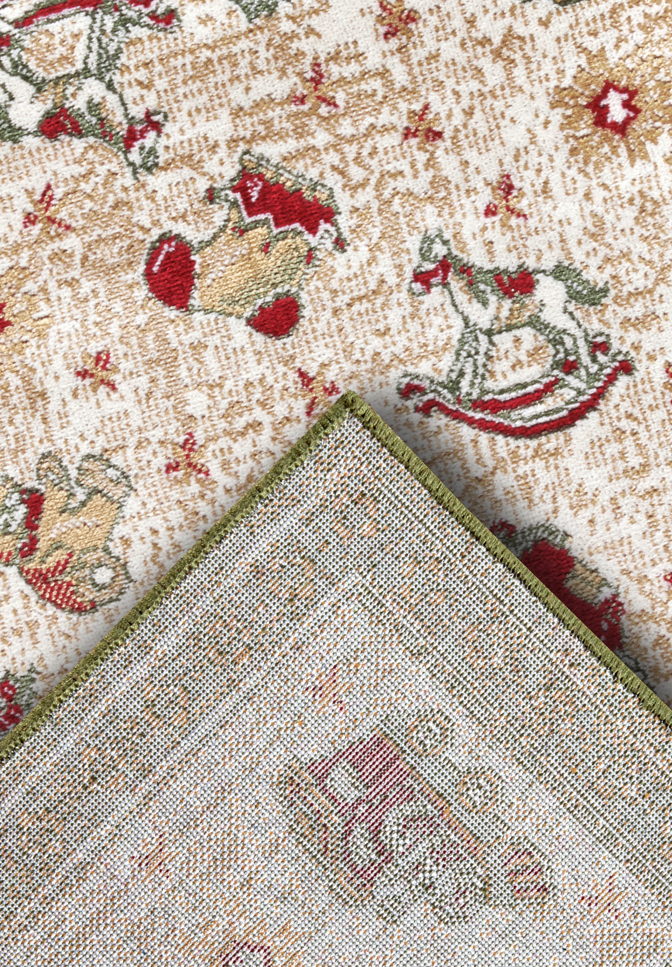 Villeroy & Boch Tapis »Nostalgic Shine Toy's Delight, eckig, rund und Läufer« Rectangulaire 6 mm Höhe Weihnachten, Wohnzimmer, Flur, Geschenk, Toys Delight, Dekoration