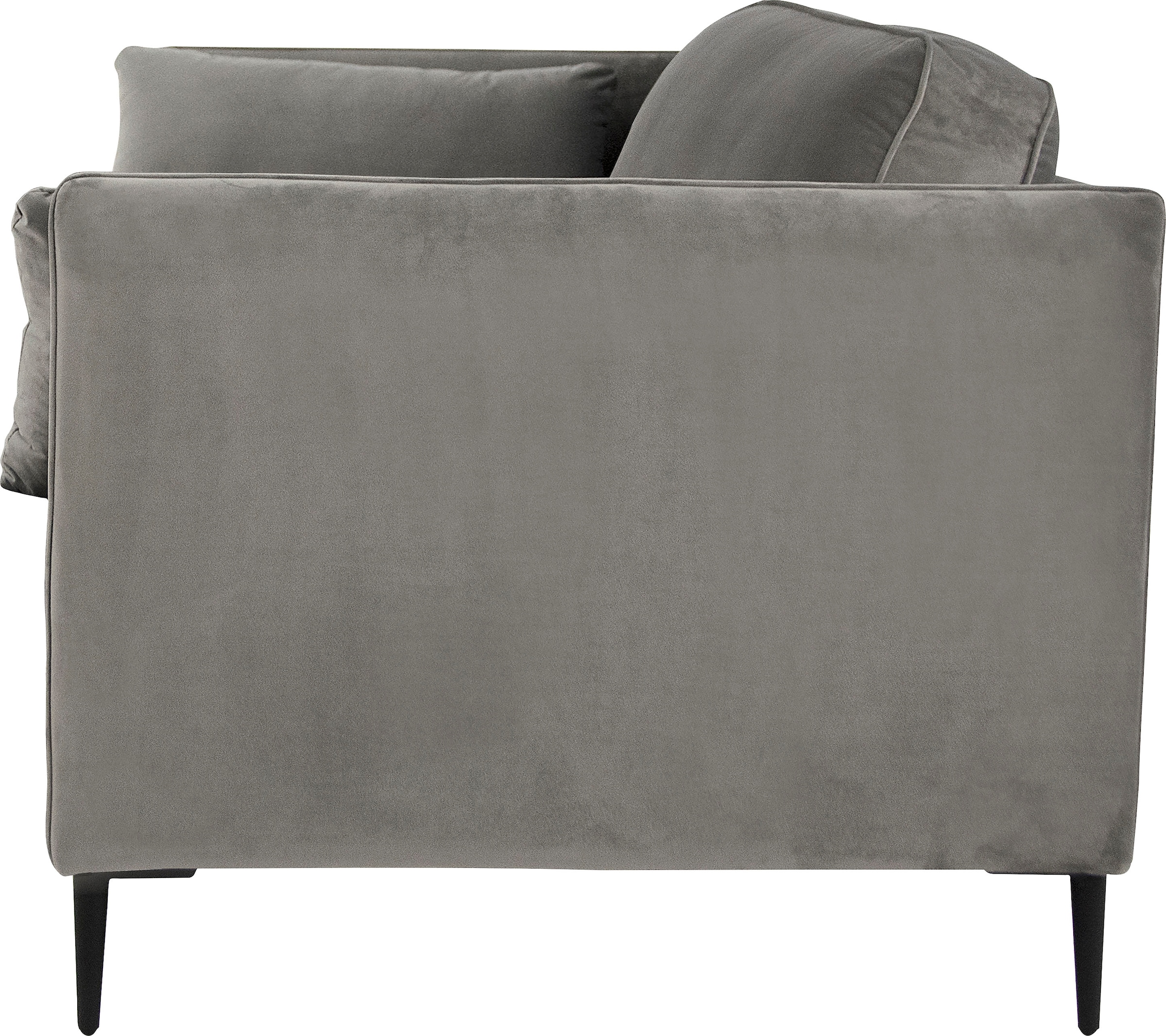 Home affaire Sessel »Light« inklusive loser Zierkissen, mit schmalen Armlehnen und Teleskopfüssen