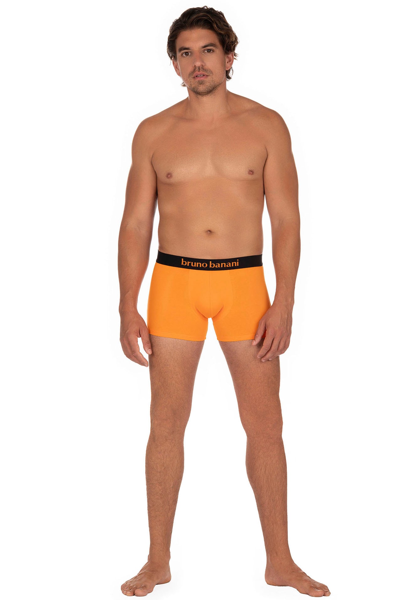 Bruno Banani Boxer »Flowing« 2er Pack,  mit kontrastreichem Logobund