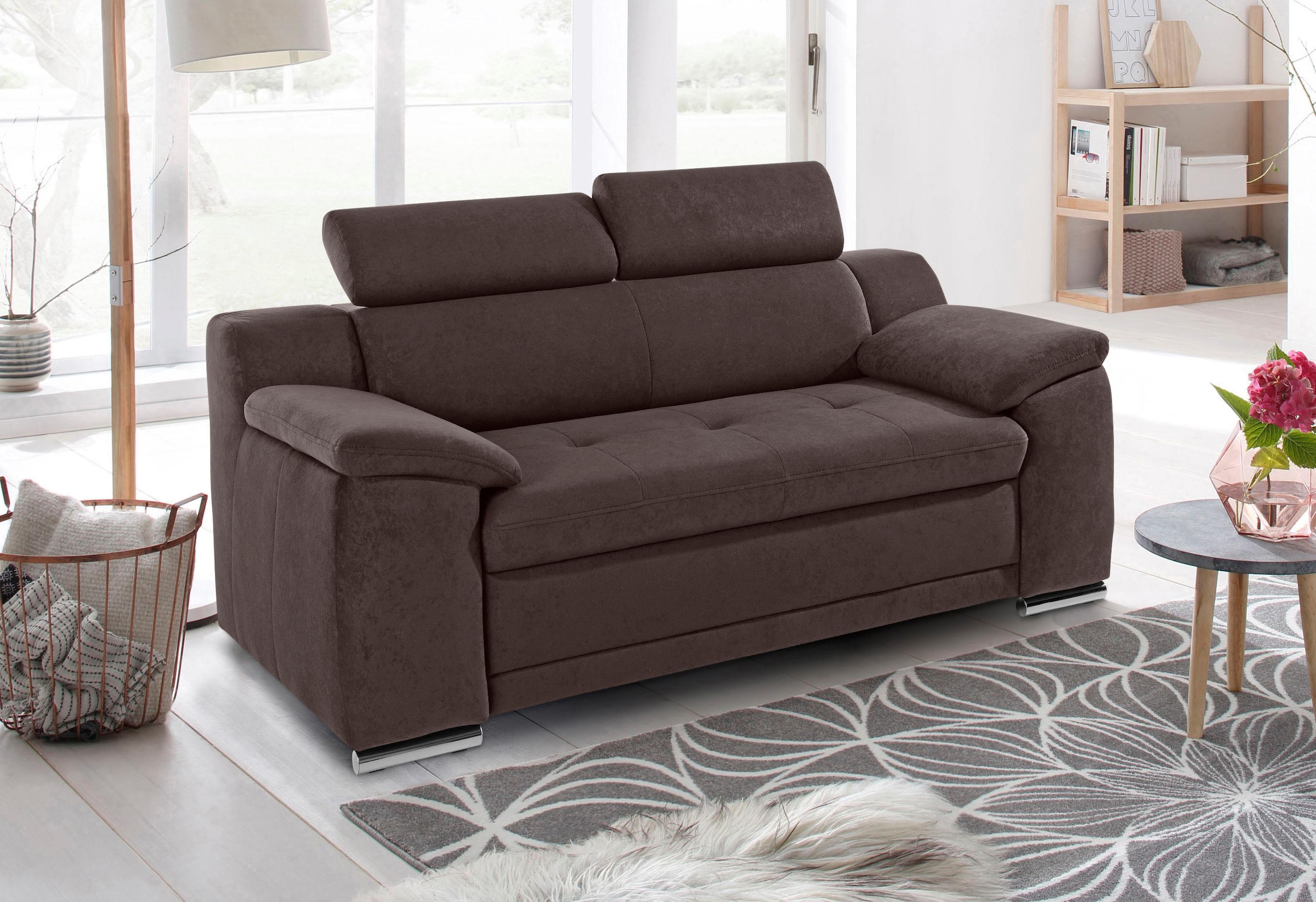 sit&more 2-Sitzer »Andiamo« inklusive Kopfteilverstellung