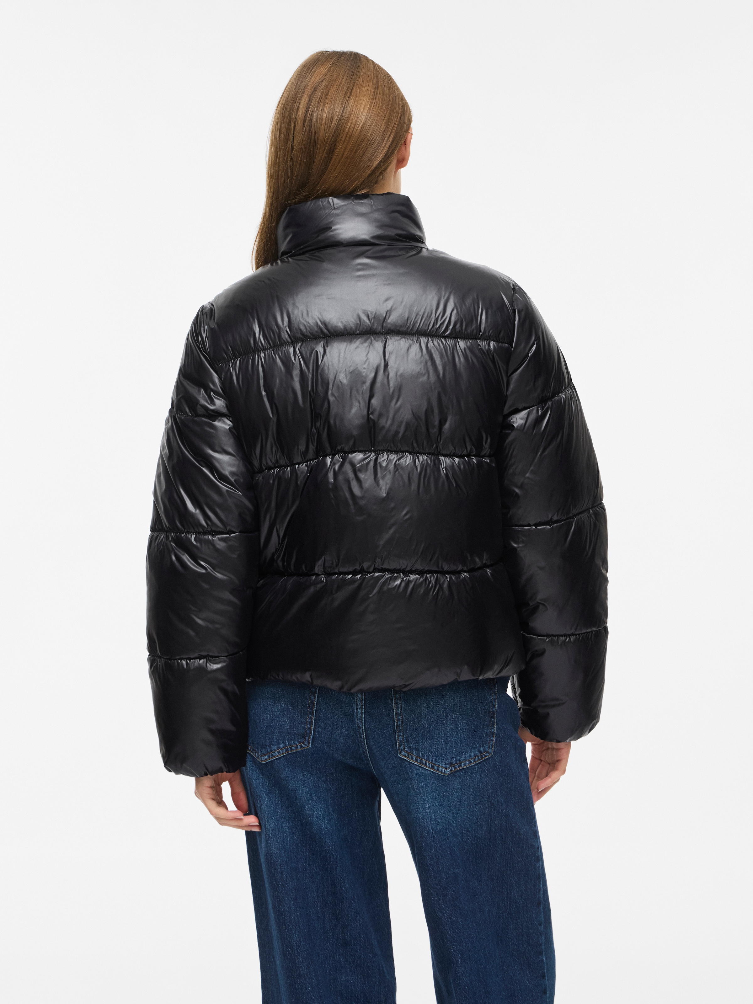 Vila Veste matelassée »VILYCHEE L/S SHORT PUFFER/TB« fibre synthétique, col montant élevé