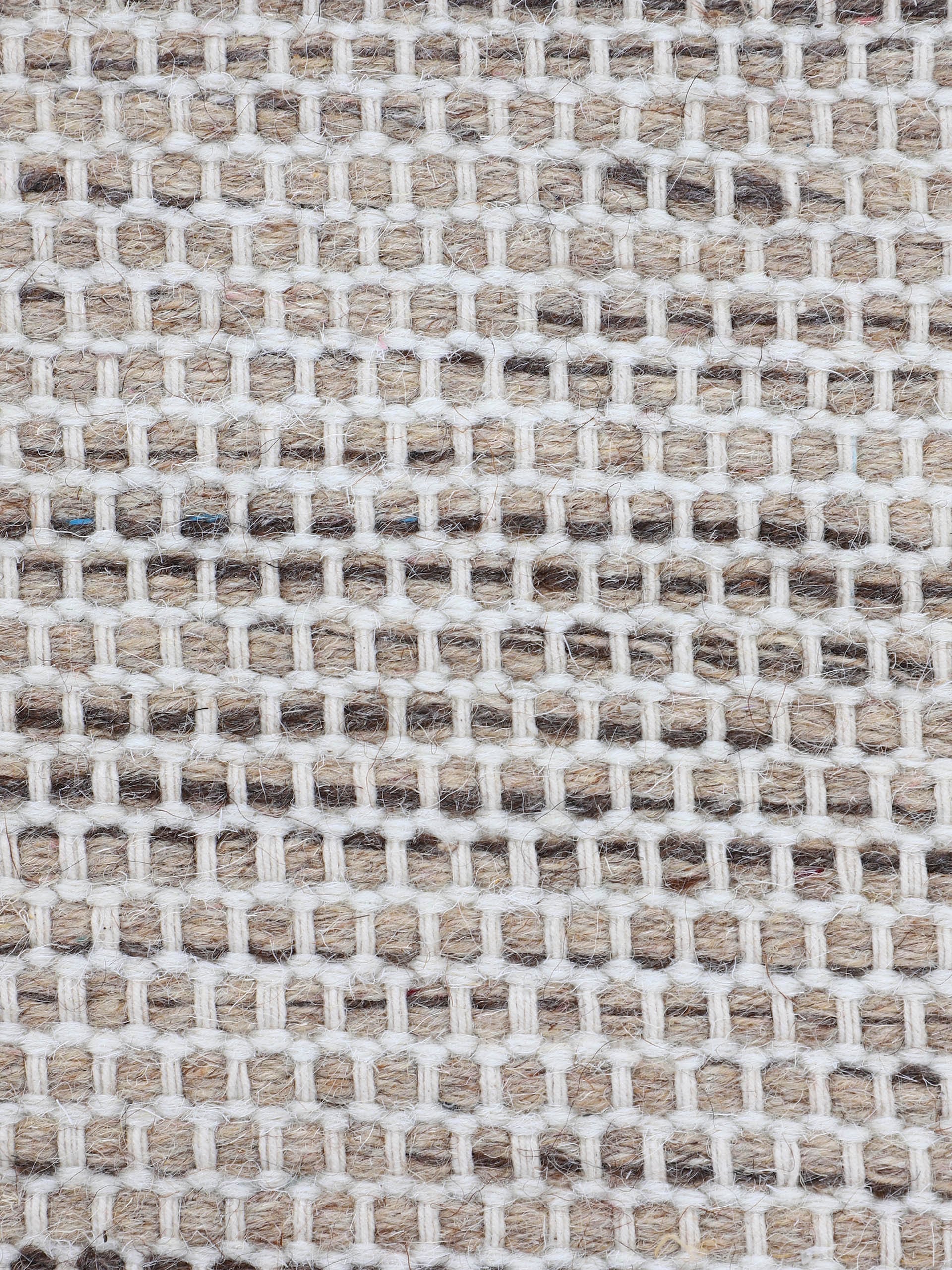 carpetfine Tapis en laine »Mona ,   auch als Läufer« Rectangulaire 5 mm Höhe 80% Wolle, Wendeteppich aus Wolle/Baumwolle, Wohnzimmer