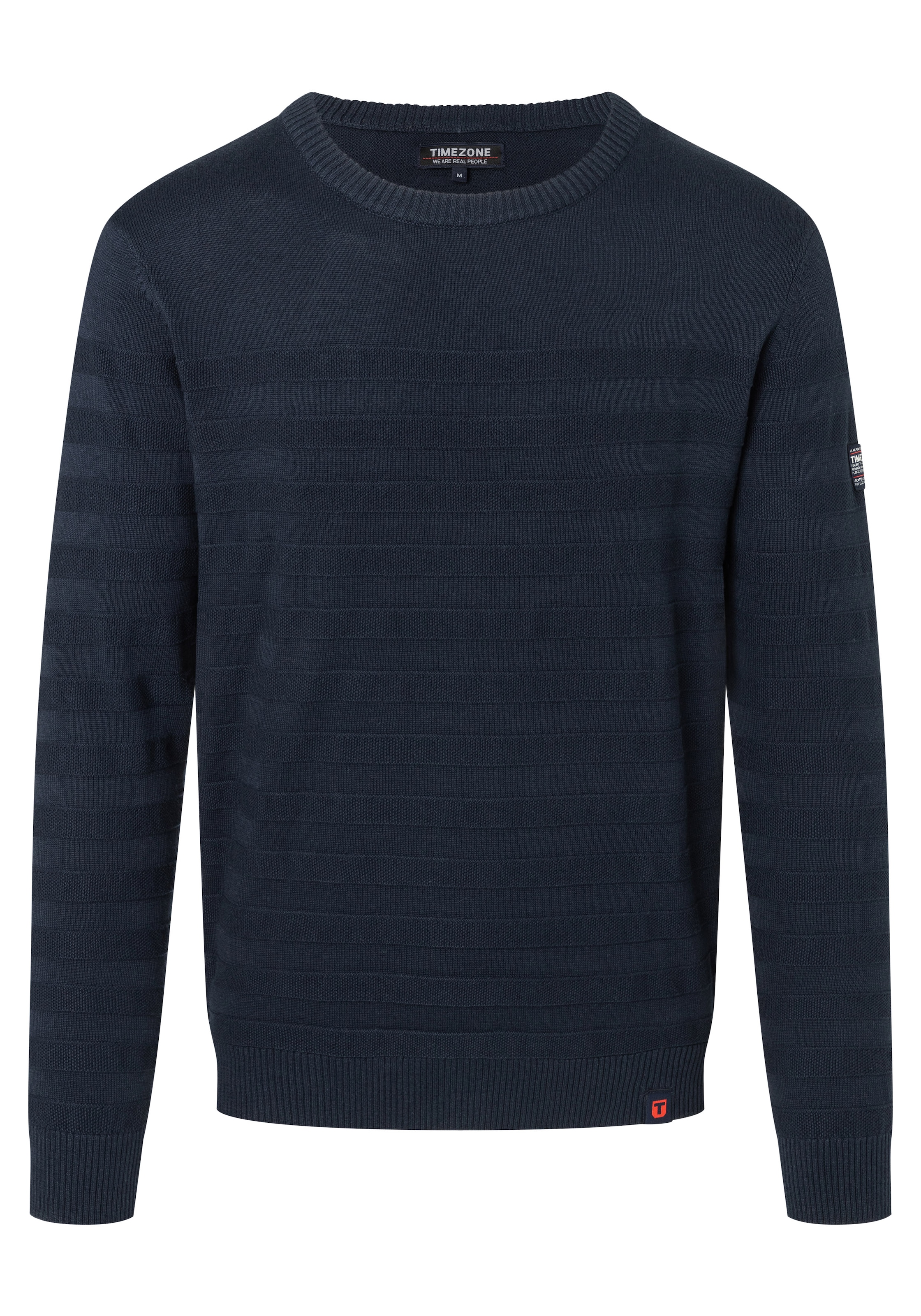 TIMEZONE Pull en tricot »Striped Crewneck Sweater«