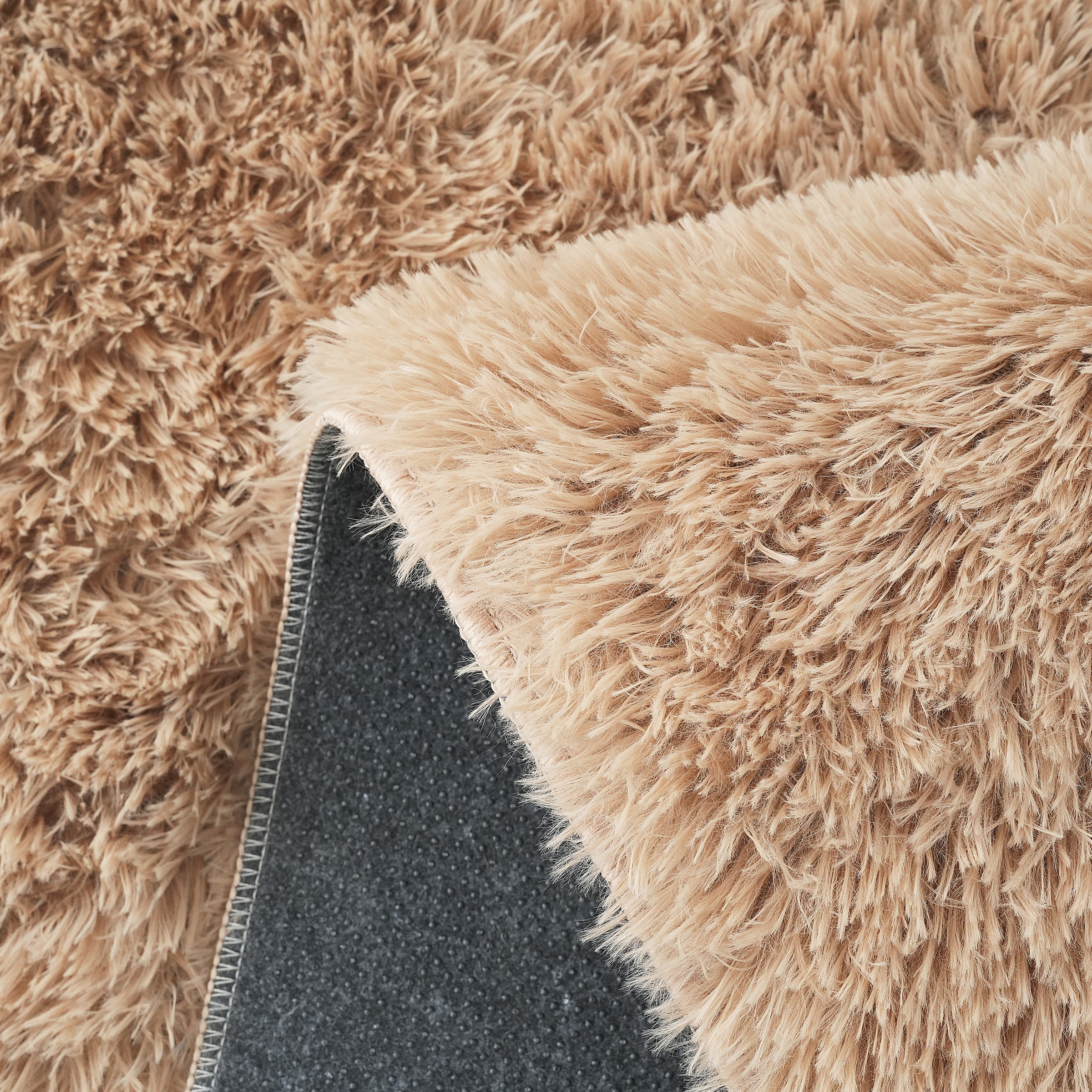 GOODproduct Hochflor-Teppich »Leava, besonders weich und kuschelig, leichter Glanz« rechteckig 37 mm Höhe uni, Mikrofaser Teppiche, Plüsch, Wohnzimmer, Schlafzimmer, Esszimmer