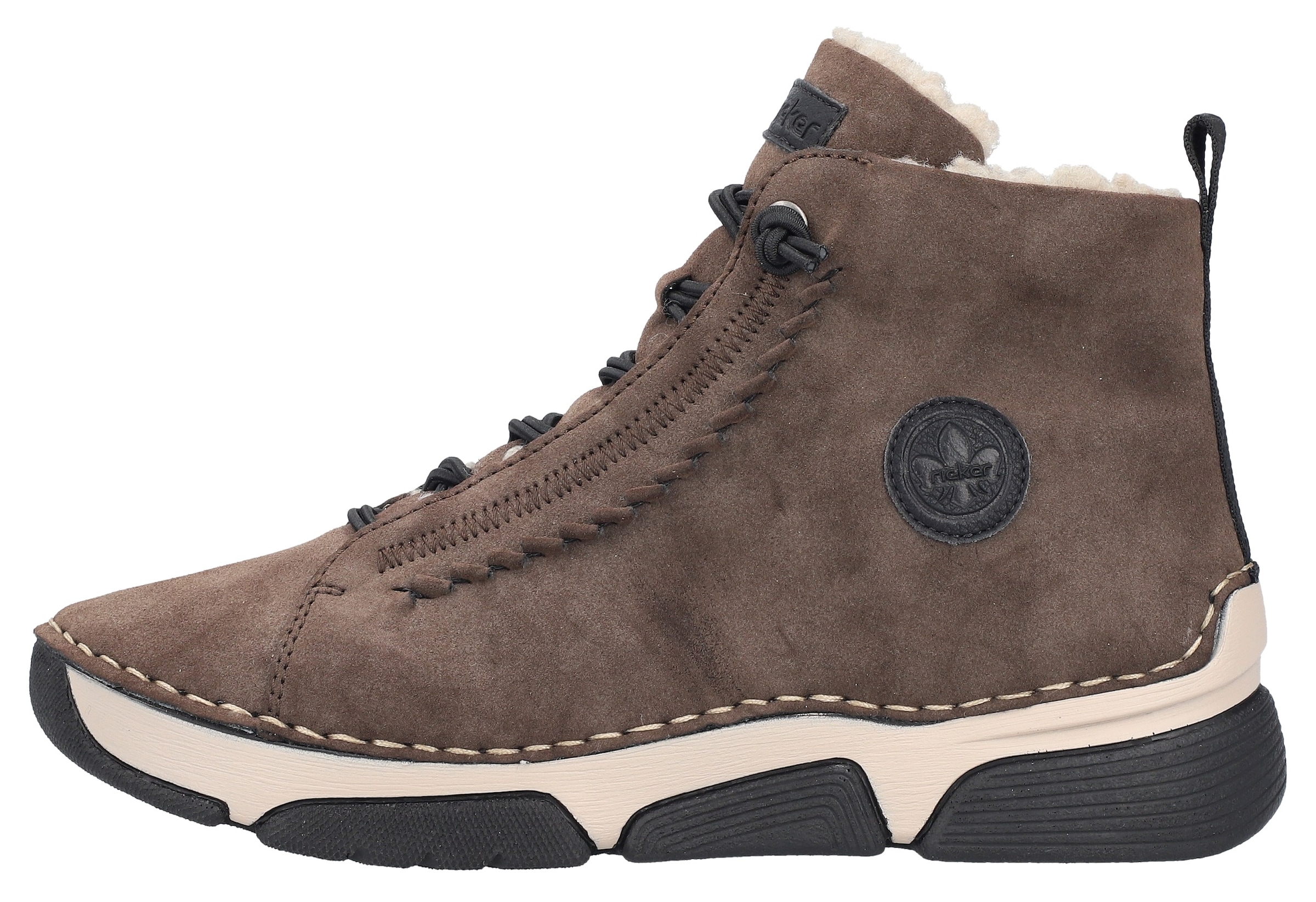 Rieker Winterboots  Winterstiefelette, Outdoorboots, Warmfutter, mit Innenreissverschluss
