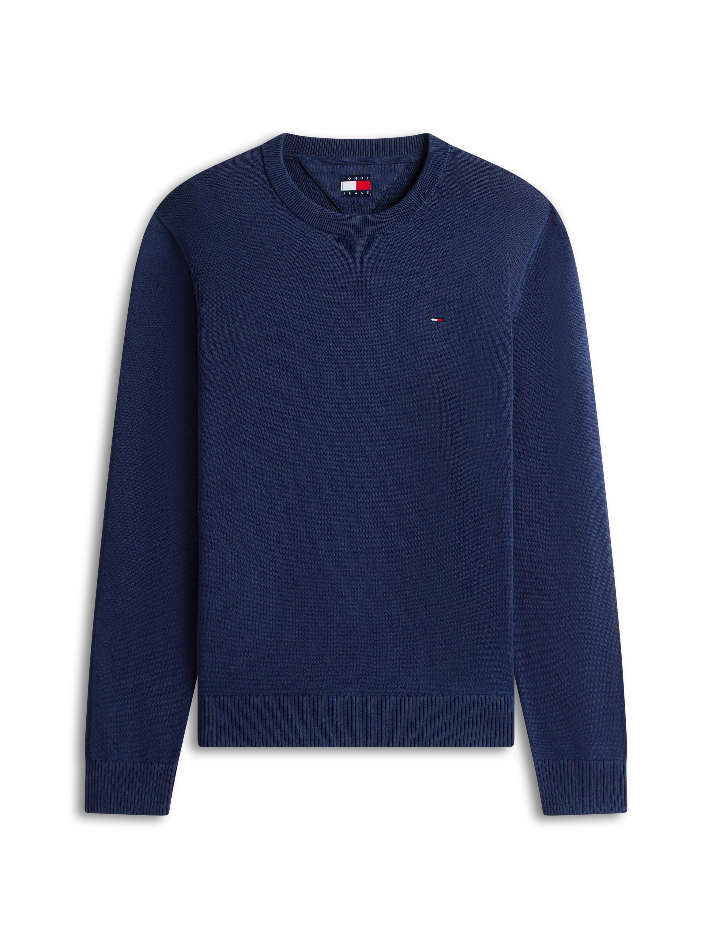 Tommy Jeans Pull en tricot »TJM SLIM FIT LIGHT SWEATER« Coupe slim avec col rond