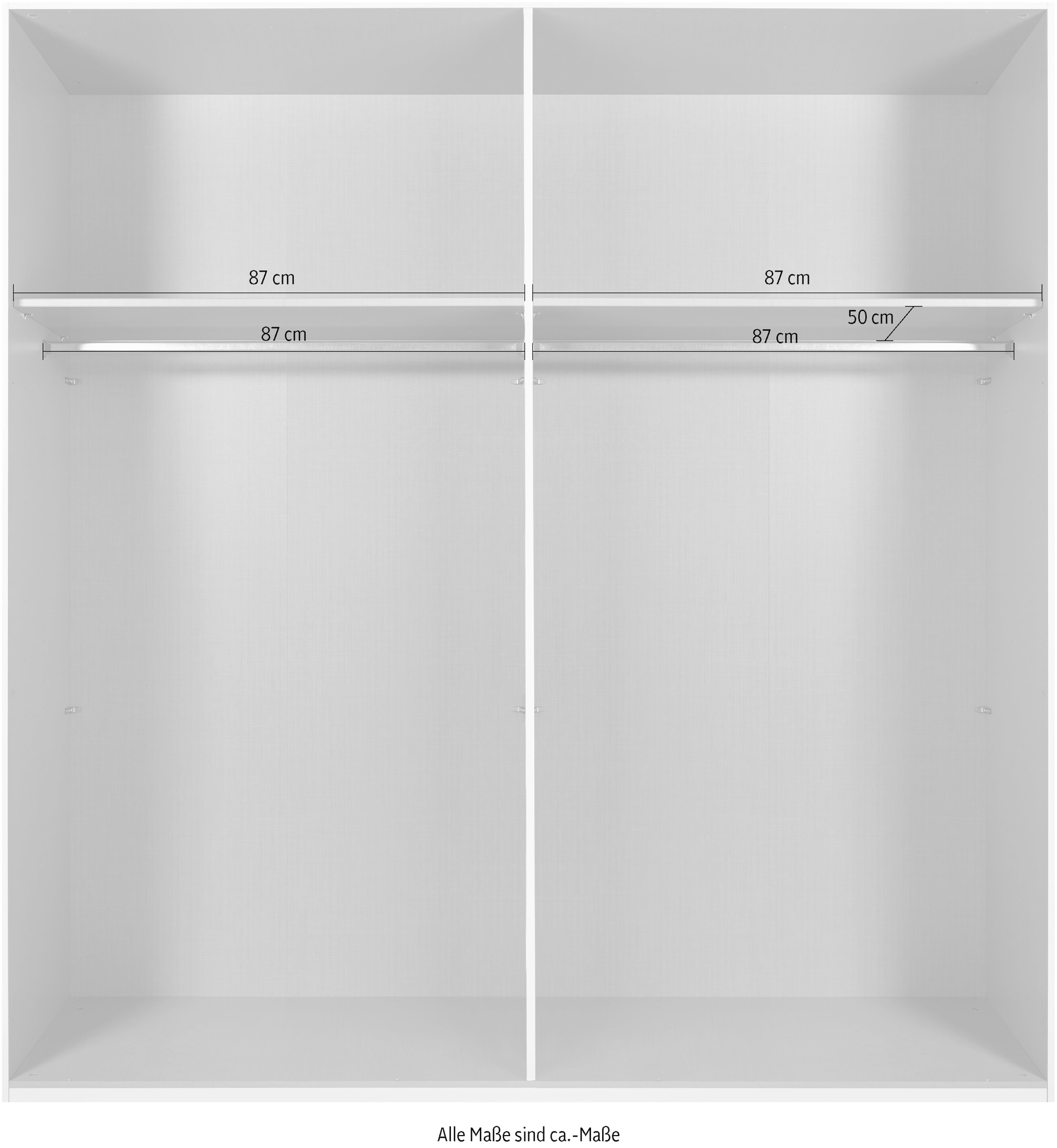 Wimex Drehtürenschrank »Budapest« mit Spiegel, wahlweise 180 oder 225cm breit