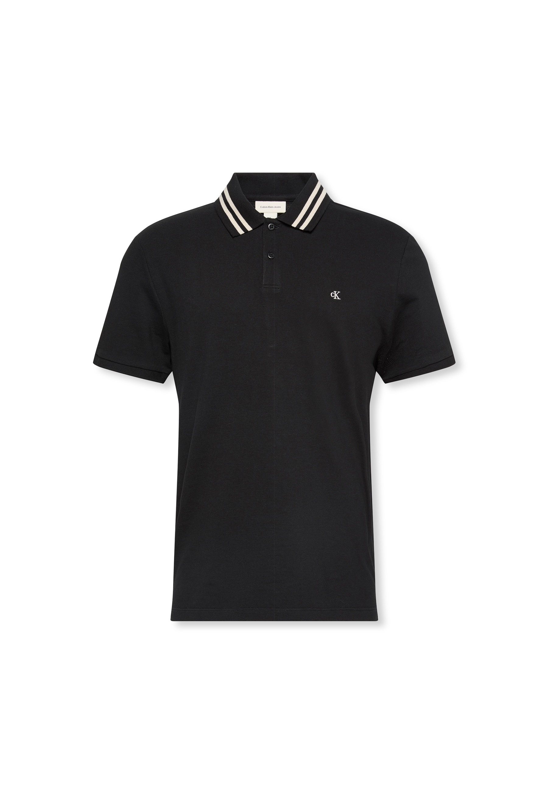 Calvin Klein Jeans Poloshirt »SS CSL PQ CLSSC TPPD« Mit Rundhalsausschnitt
