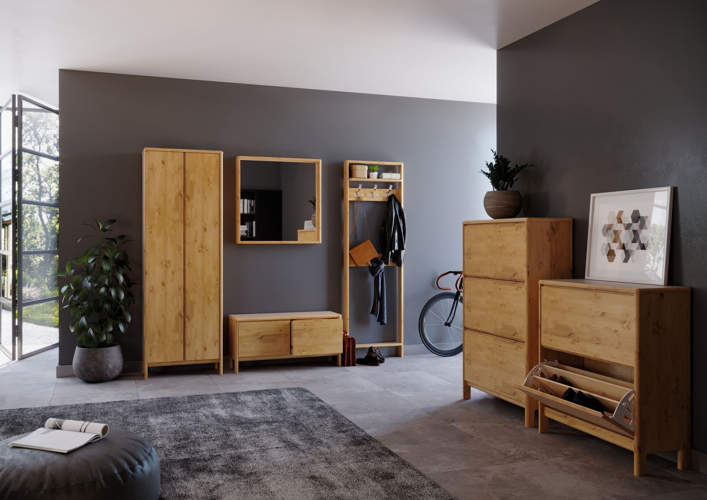 Home affaire Spiegel »Livana« FSC® zertifiziertes Massivholz