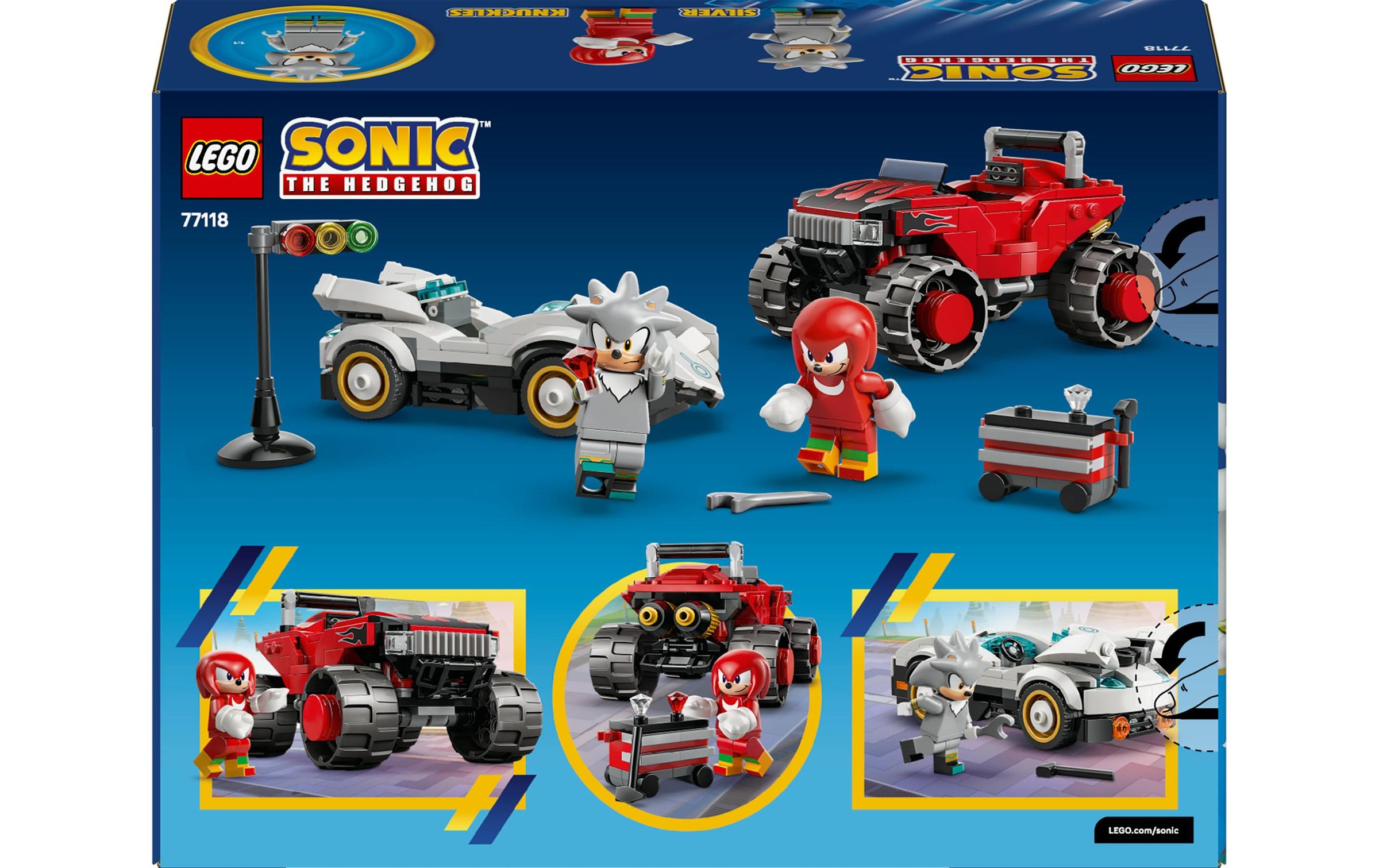 LEGO® Pions de construction »Sonic Silvers Auto vs. Knuckles' Monstertruck 77118«
