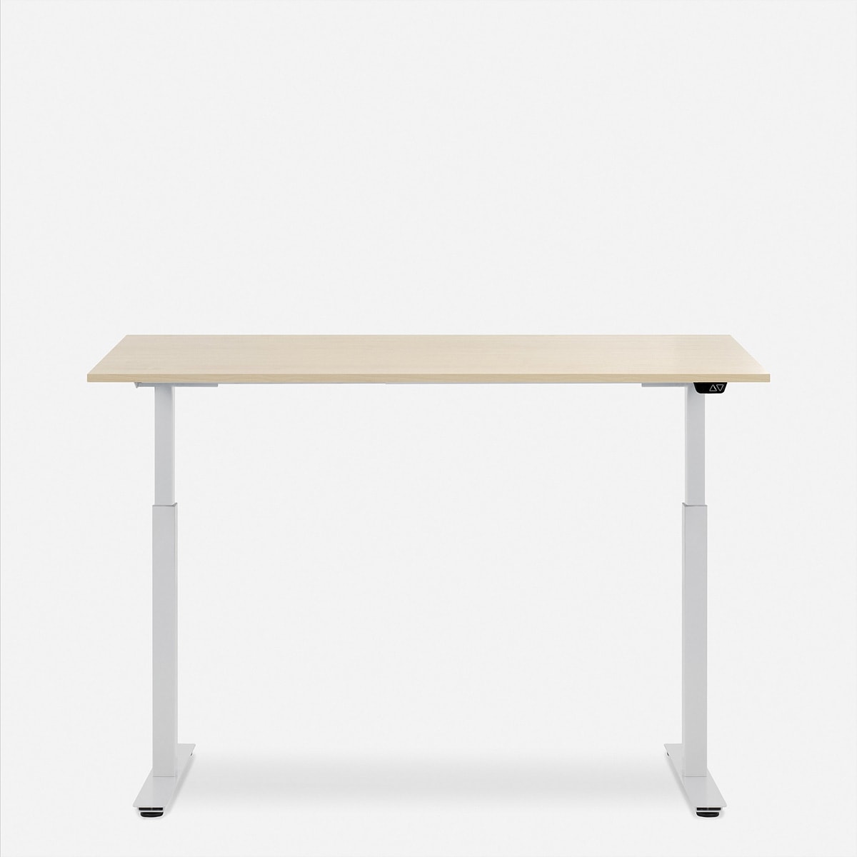   »WRK21 Schreibtisch Smart 180 x 80 cm, Höhenverstellbar, Mandal Ahorn / Weiss« ()