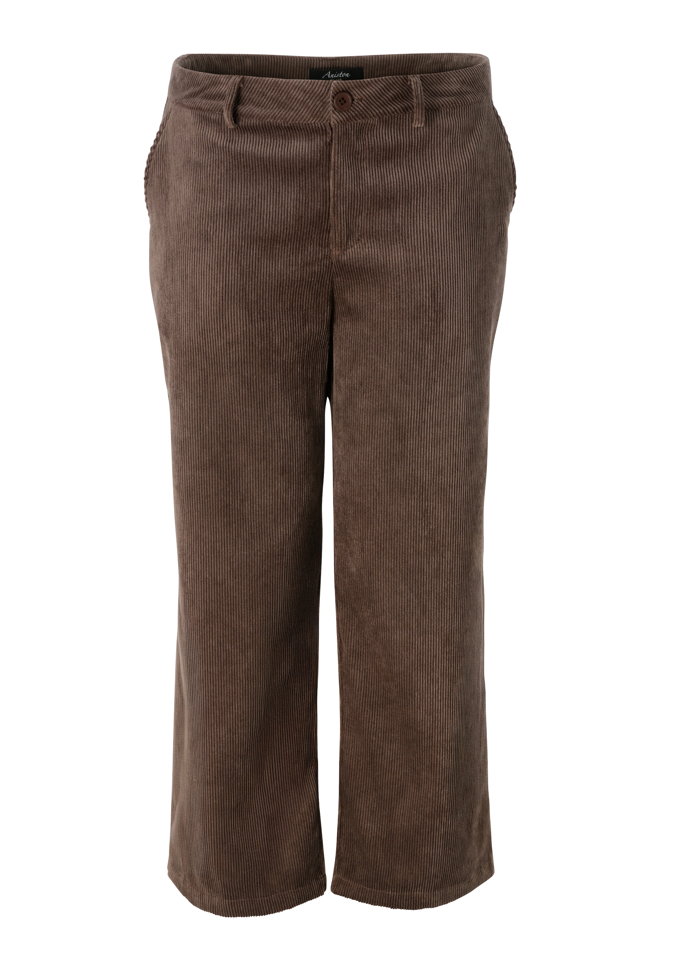 Aniston PLUS Pantalon en velours côtelé  avec jambe large tendance - NOUVELLE COLLECTION